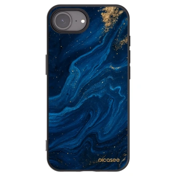 Picasee crna silikonska maskica za Apple iPhone 17e - Blue