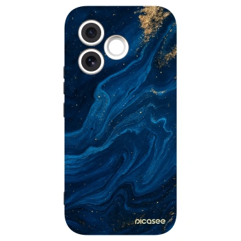Picasee crna silikonska maskica za Honor 600 Lite - Blue