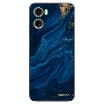 Picasee crna silikonska maskica za Motorola Moto G06 - Blue