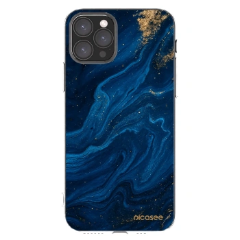 Picasee silikonska prozirna maskica za Apple iPhone 11 Pro - Blue