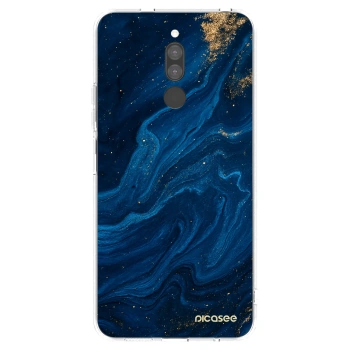Picasee silikonska prozirna maskica za Xiaomi Redmi 8 - Blue