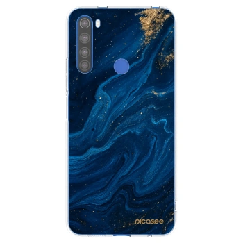 Picasee silikonska prozirna maskica za Xiaomi Redmi Note 8T - Blue
