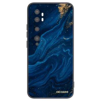 Picasee crna silikonska maskica za Xiaomi Mi Note 10 (Pro) - Blue