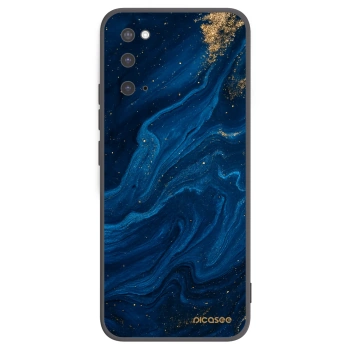 Picasee crna silikonska maskica za Samsung Galaxy S20 G980F - Blue
