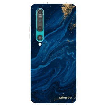 Picasee silikonska prozirna maskica za Xiaomi Mi 10 - Blue