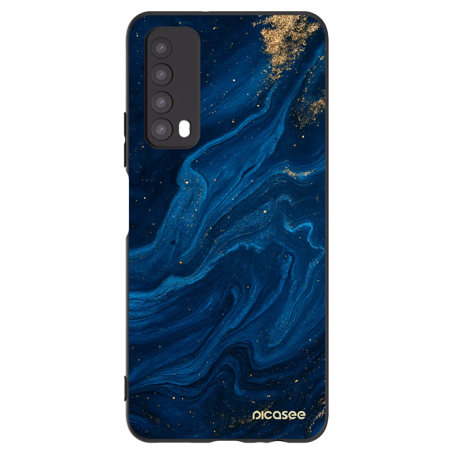 Picasee crna silikonska maskica za Huawei P Smart 2021 - Blue