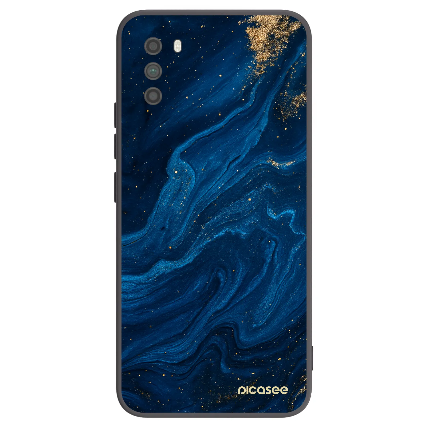 Picasee crna silikonska maskica za Xiaomi Poco M3 - Blue