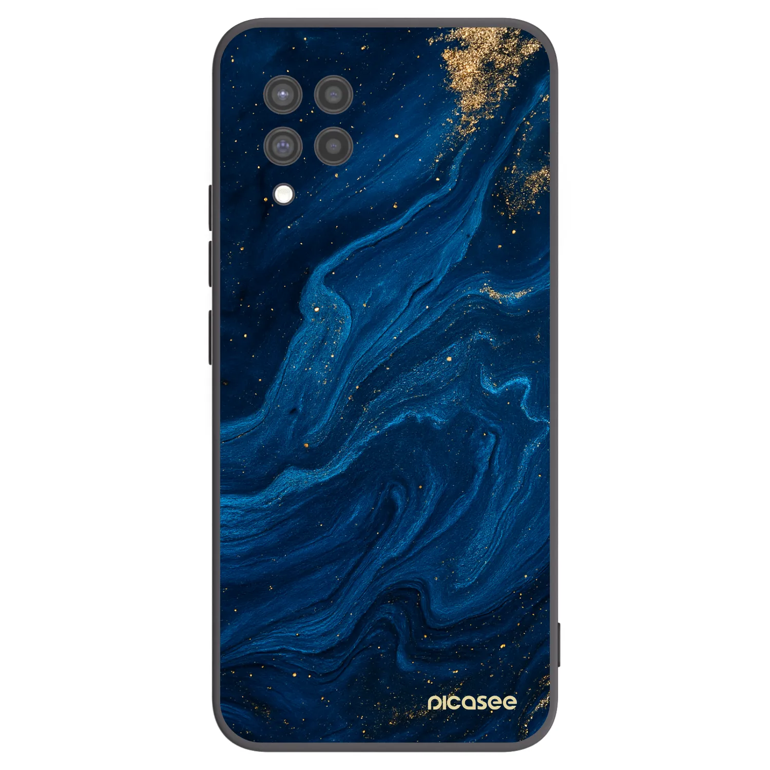 Picasee crna silikonska maskica za Samsung Galaxy A42 A426B - Blue