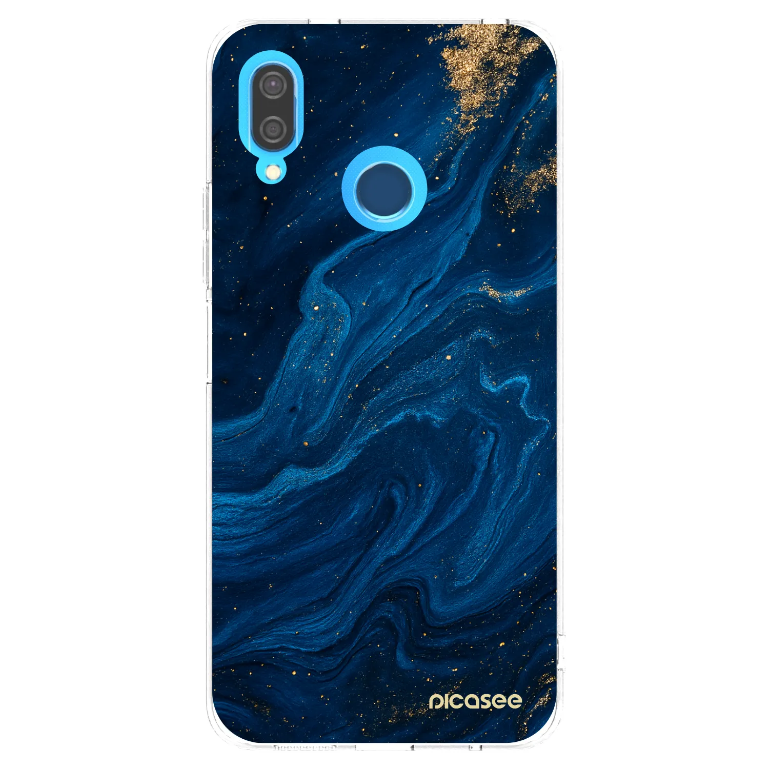 Picasee silikonska prozirna maskica za Huawei P20 Lite - Blue
