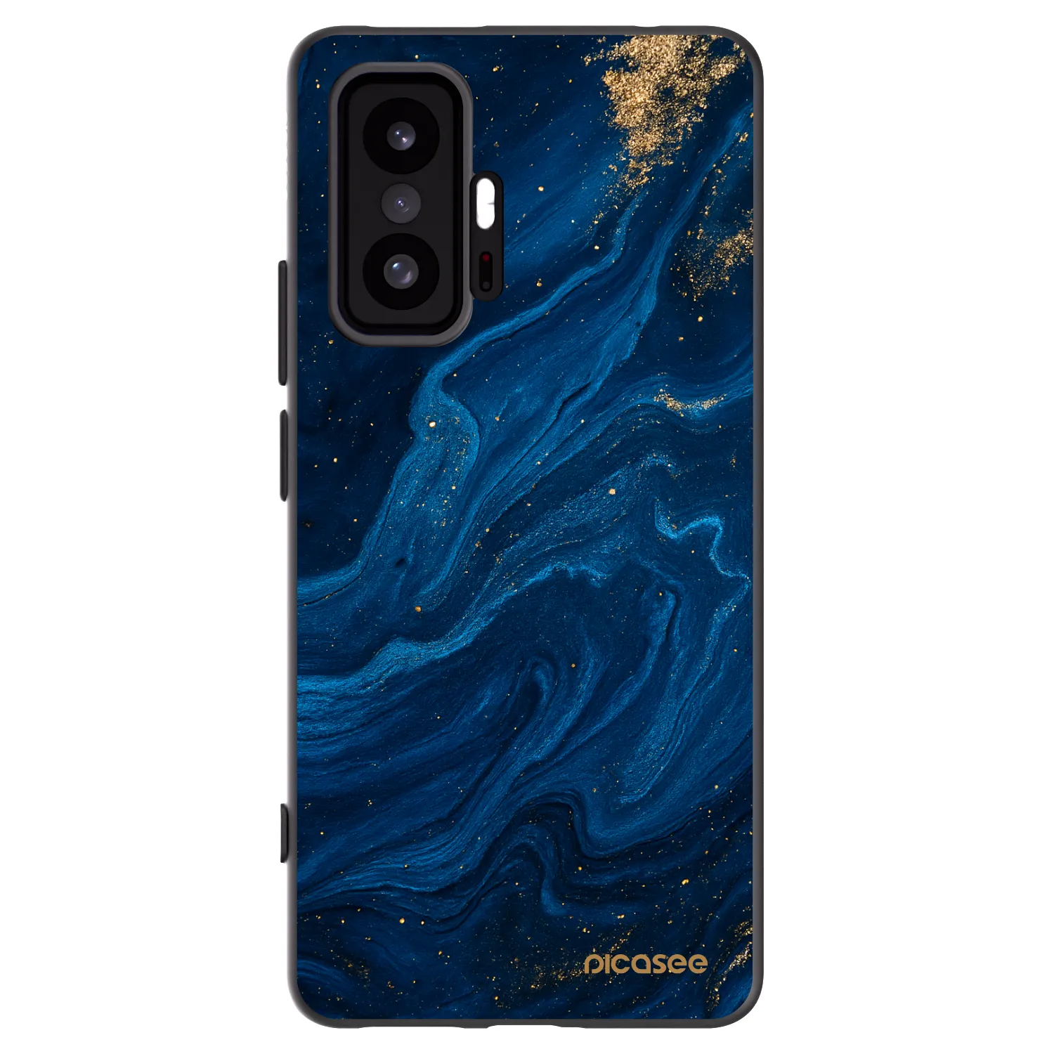 Picasee crna silikonska maskica za Xiaomi 11T - Blue
