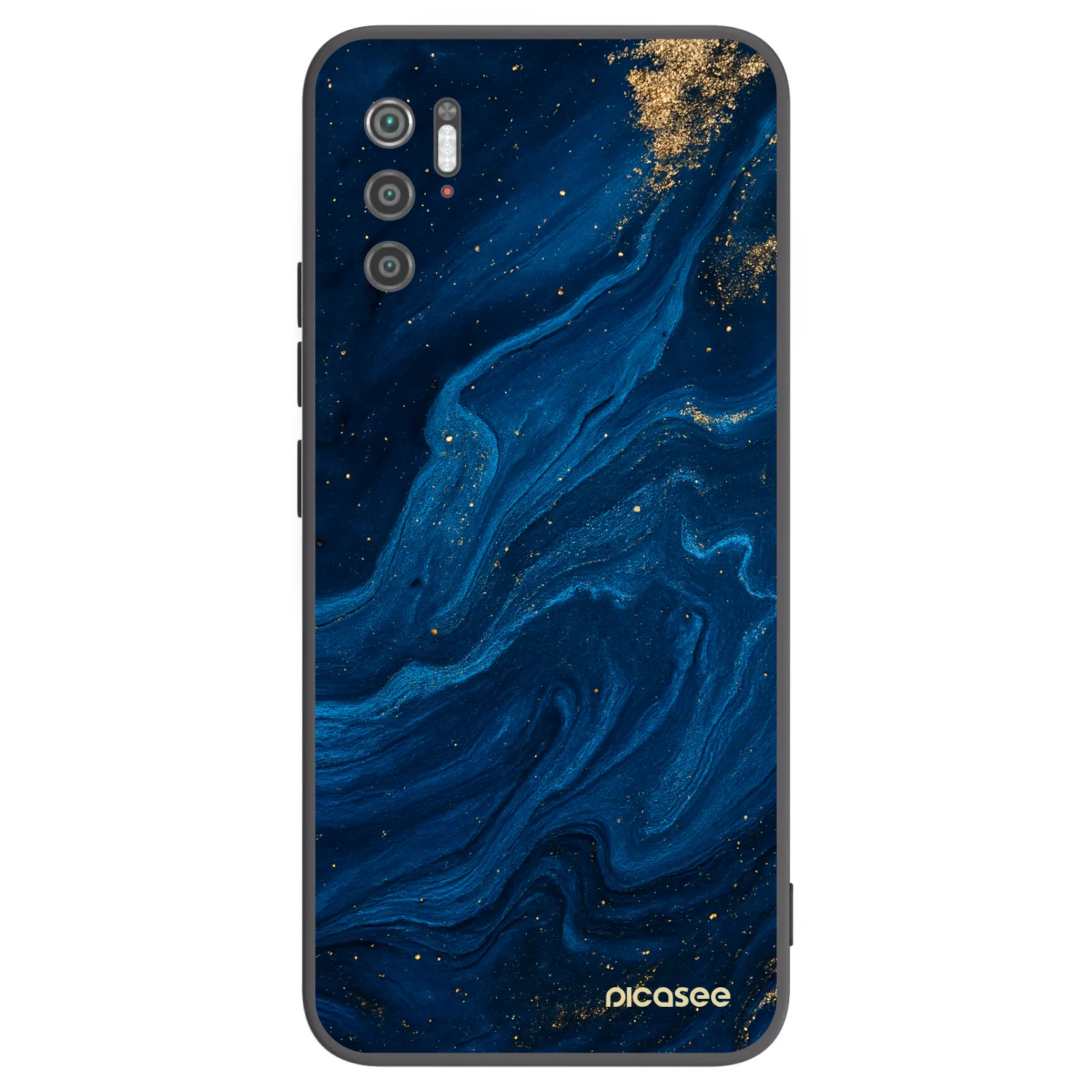 Picasee crna silikonska maskica za Xiaomi Poco M3 Pro 5G - Blue