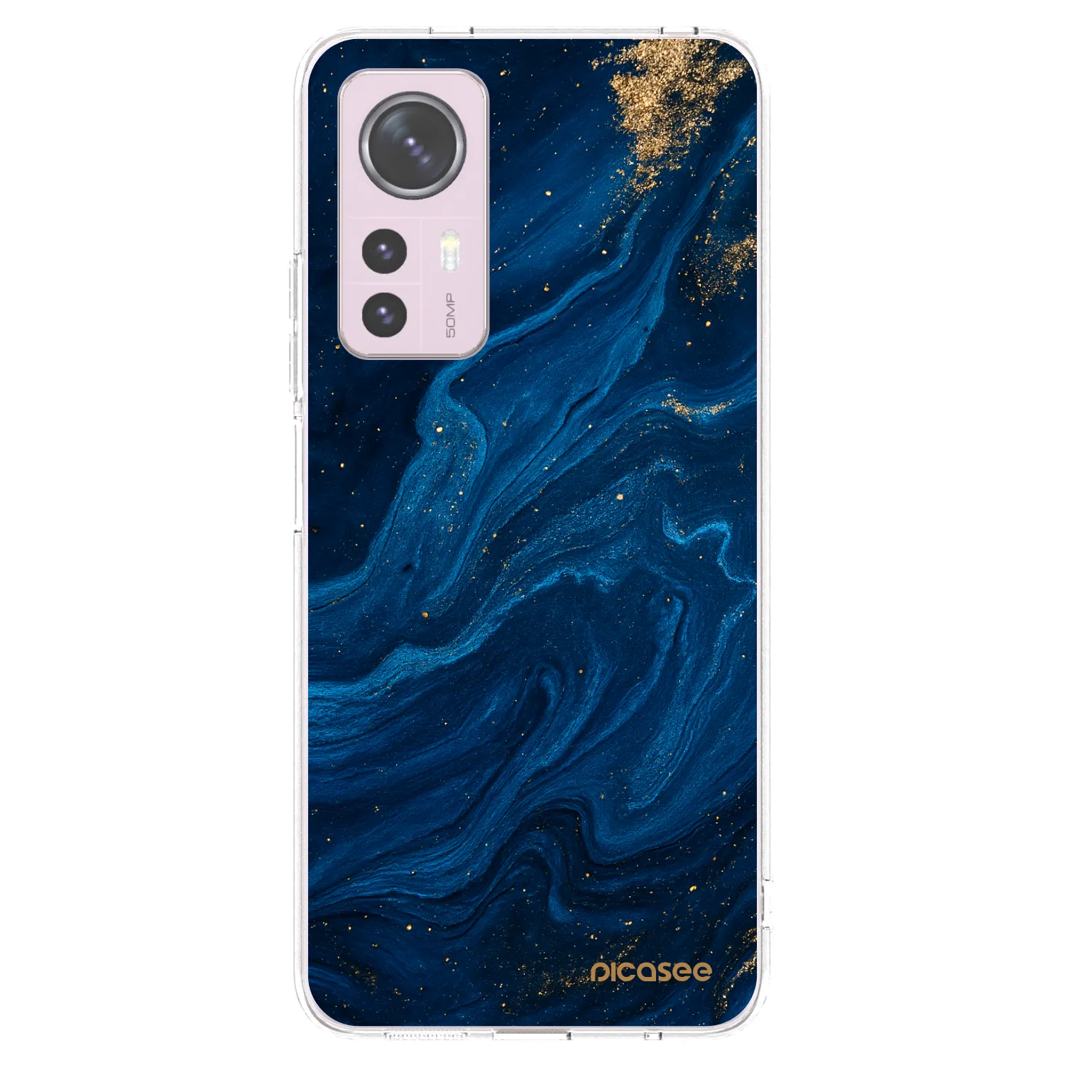 Picasee silikonska prozirna maskica za Xiaomi 12 - Blue