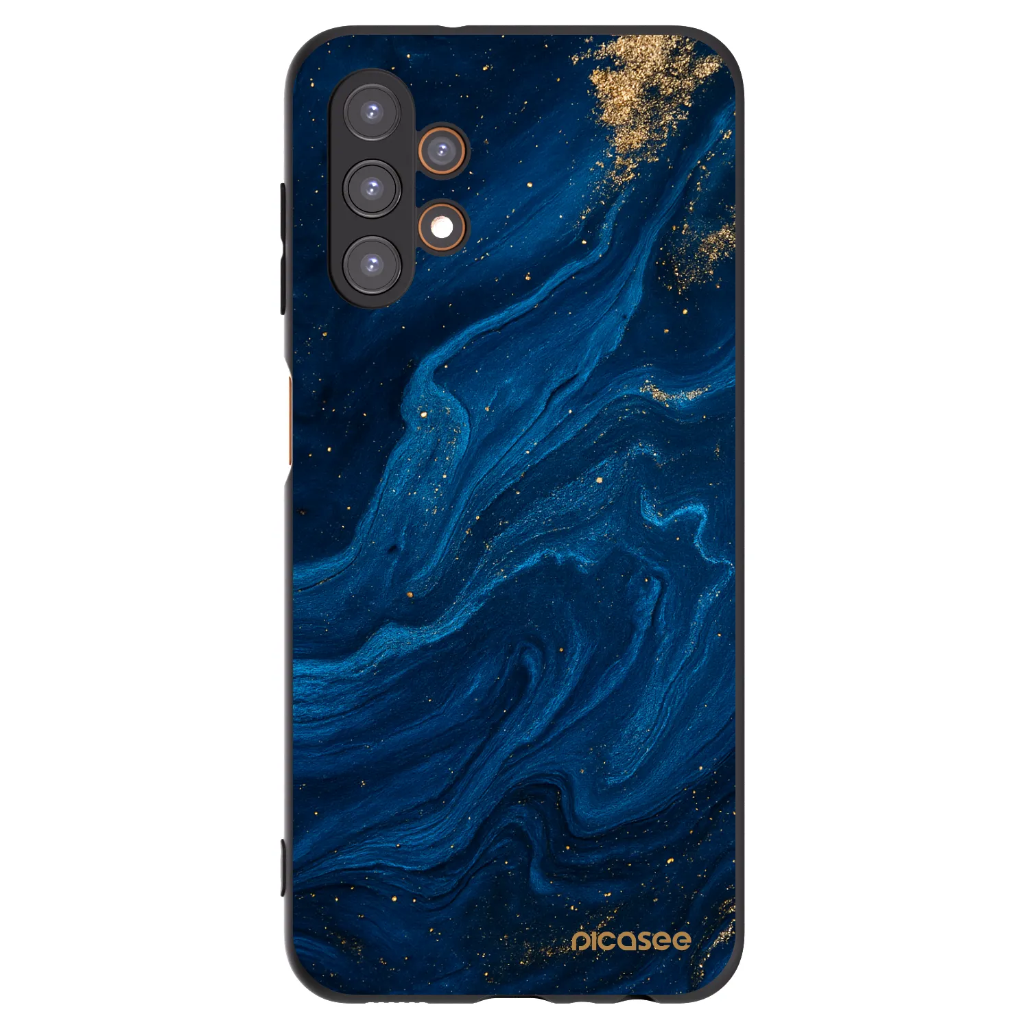 Picasee crna silikonska maskica za Samsung Galaxy A13 4G A135 - Blue