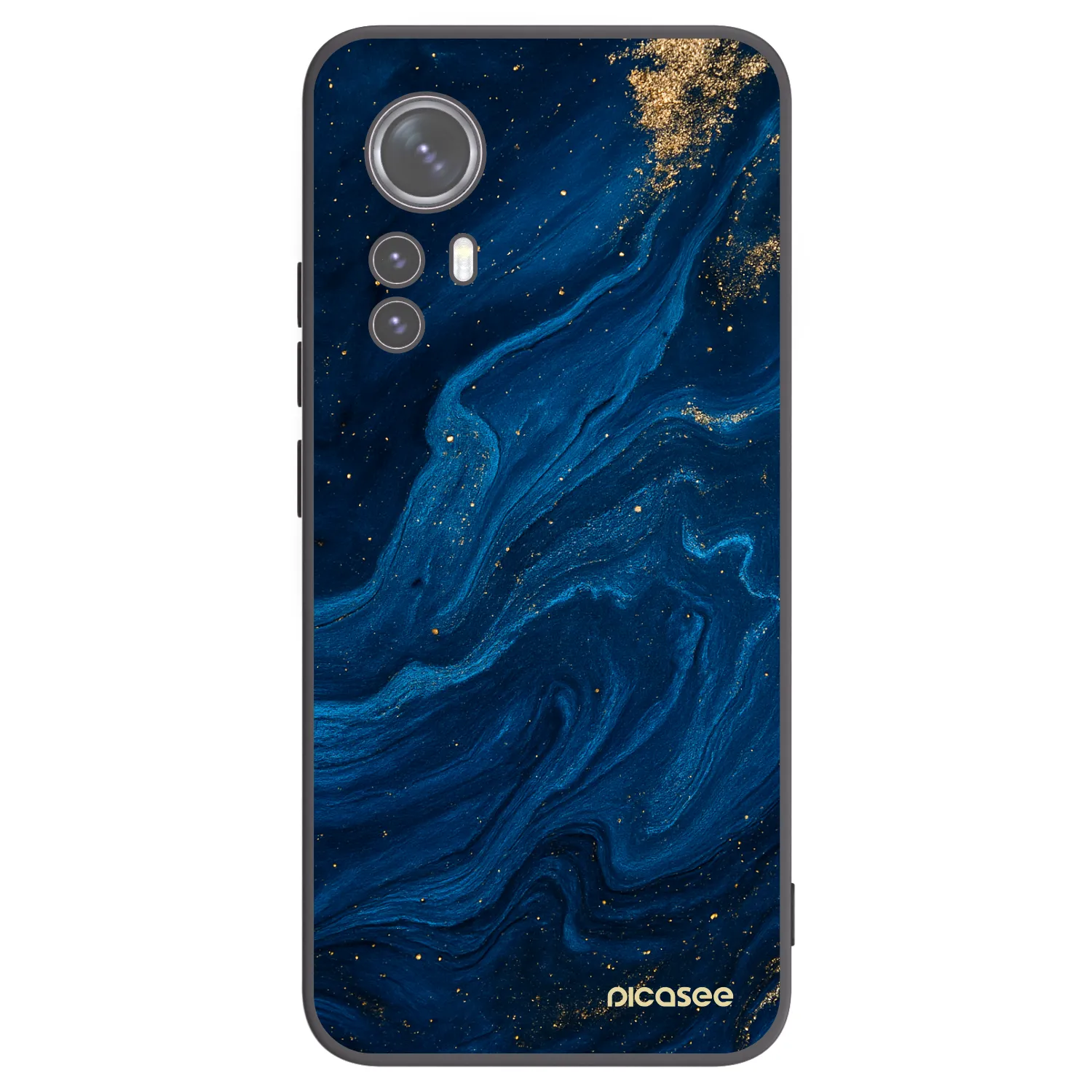 Picasee crna silikonska maskica za Xiaomi 12X - Blue