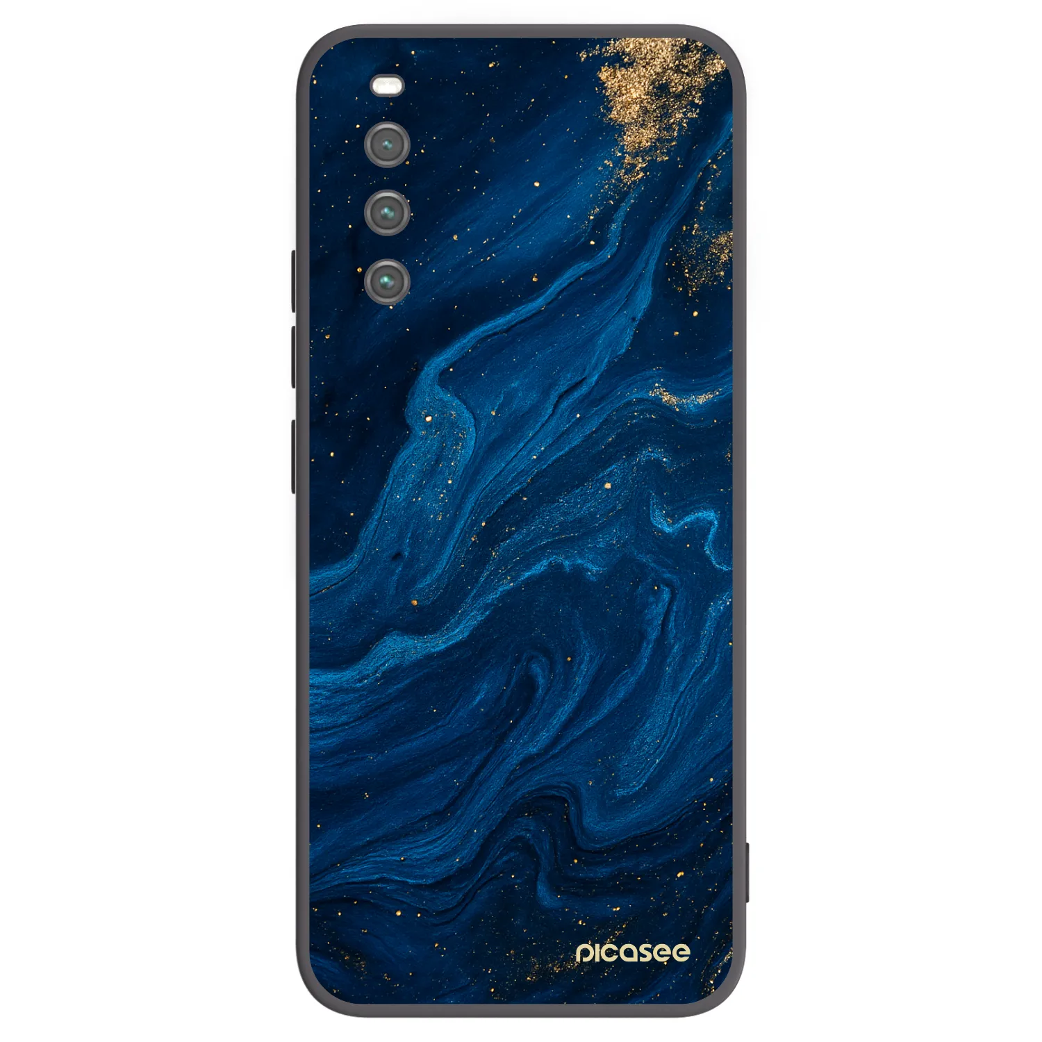 Picasee crna silikonska maskica za Sony Xperia 10 IV 5G - Blue