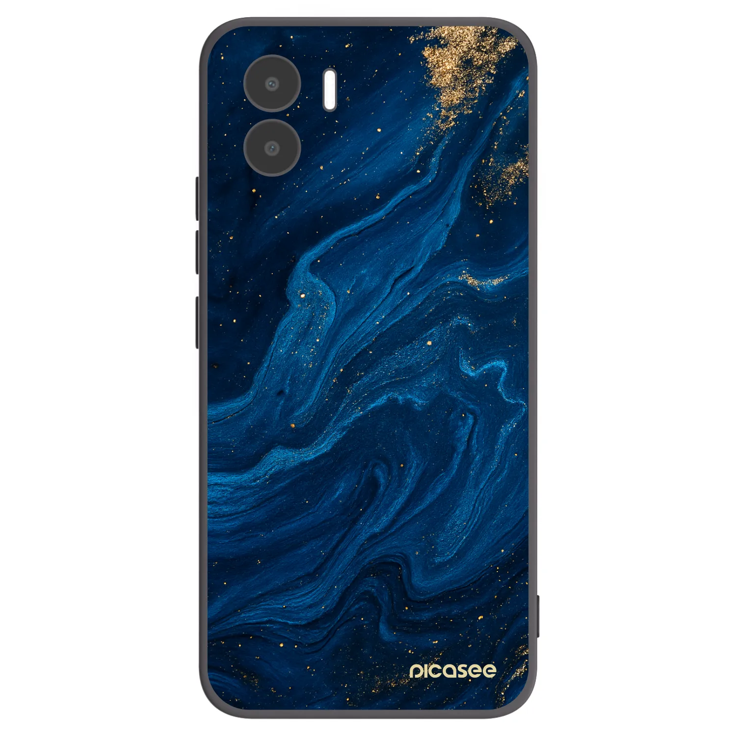 Picasee crna silikonska maskica za Xiaomi Redmi A1 - Blue