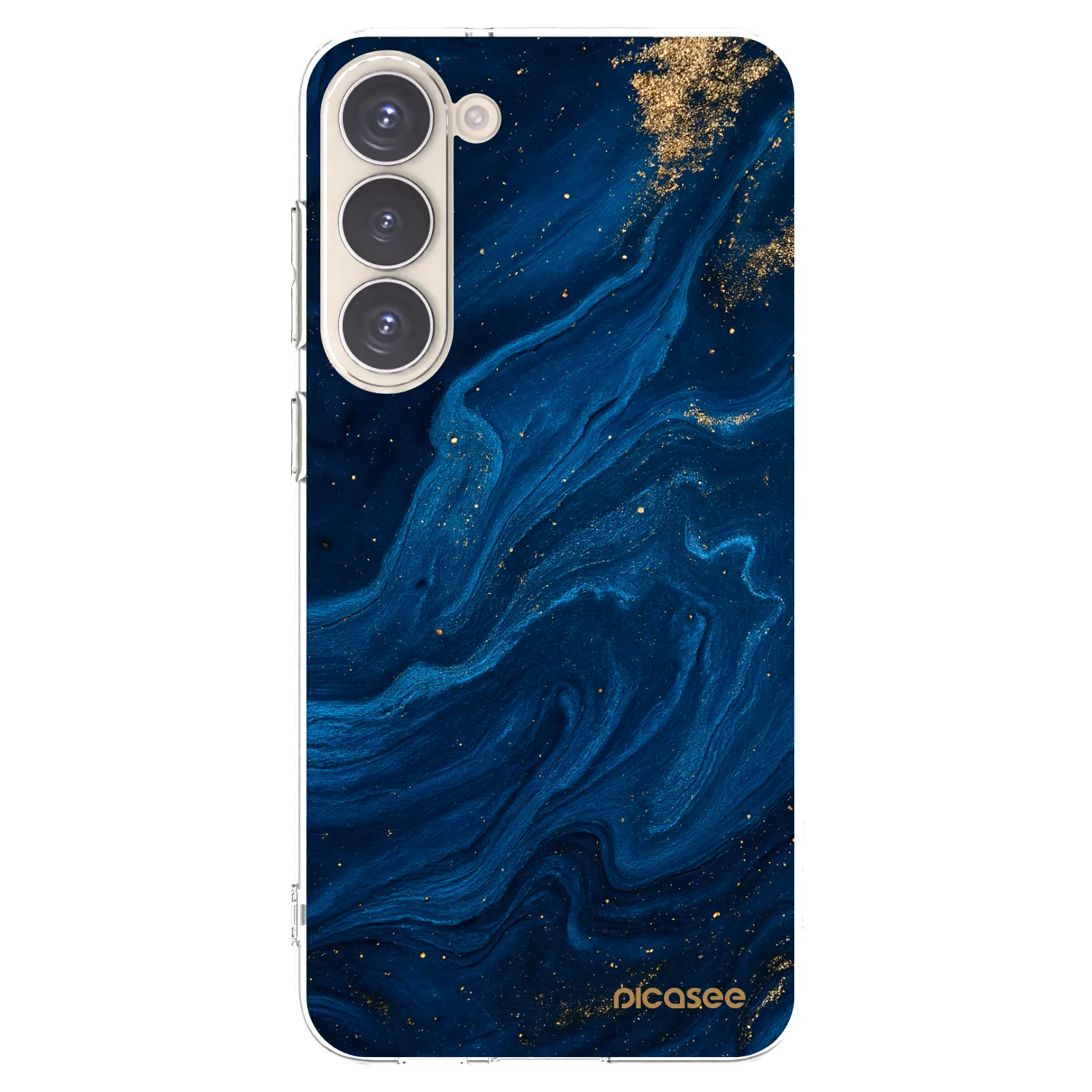 Picasee silikonska prozirna maskica za Samsung Galaxy S23+ 5G - Blue