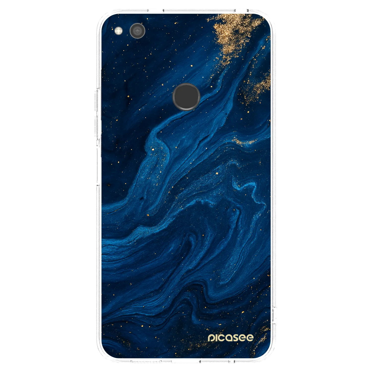 Picasee silikonska prozirna maskica za Huawei P9 Lite 2017 - Blue