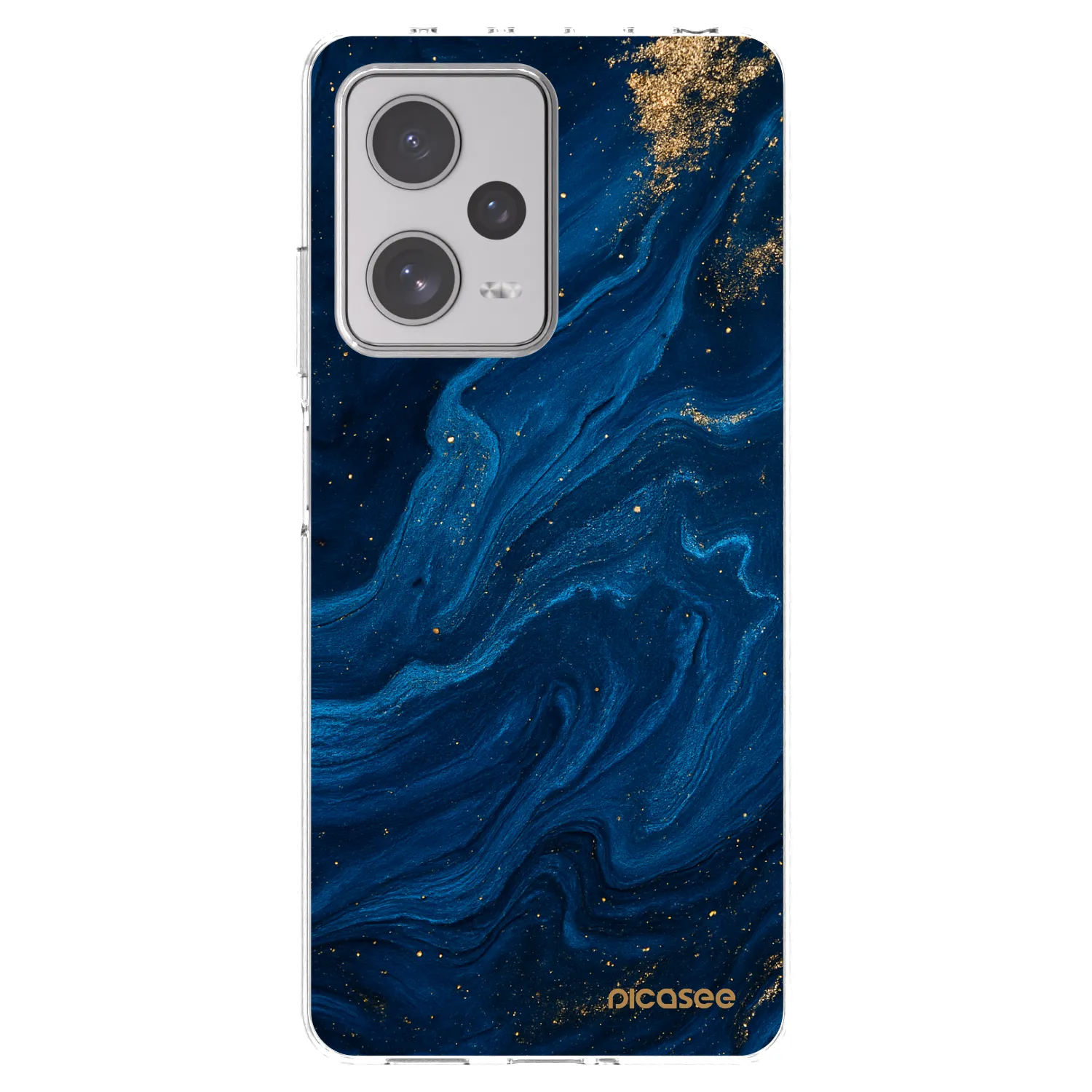 Picasee silikonska prozirna maskica za Xiaomi Redmi Note 12 Pro+ 5G - Blue