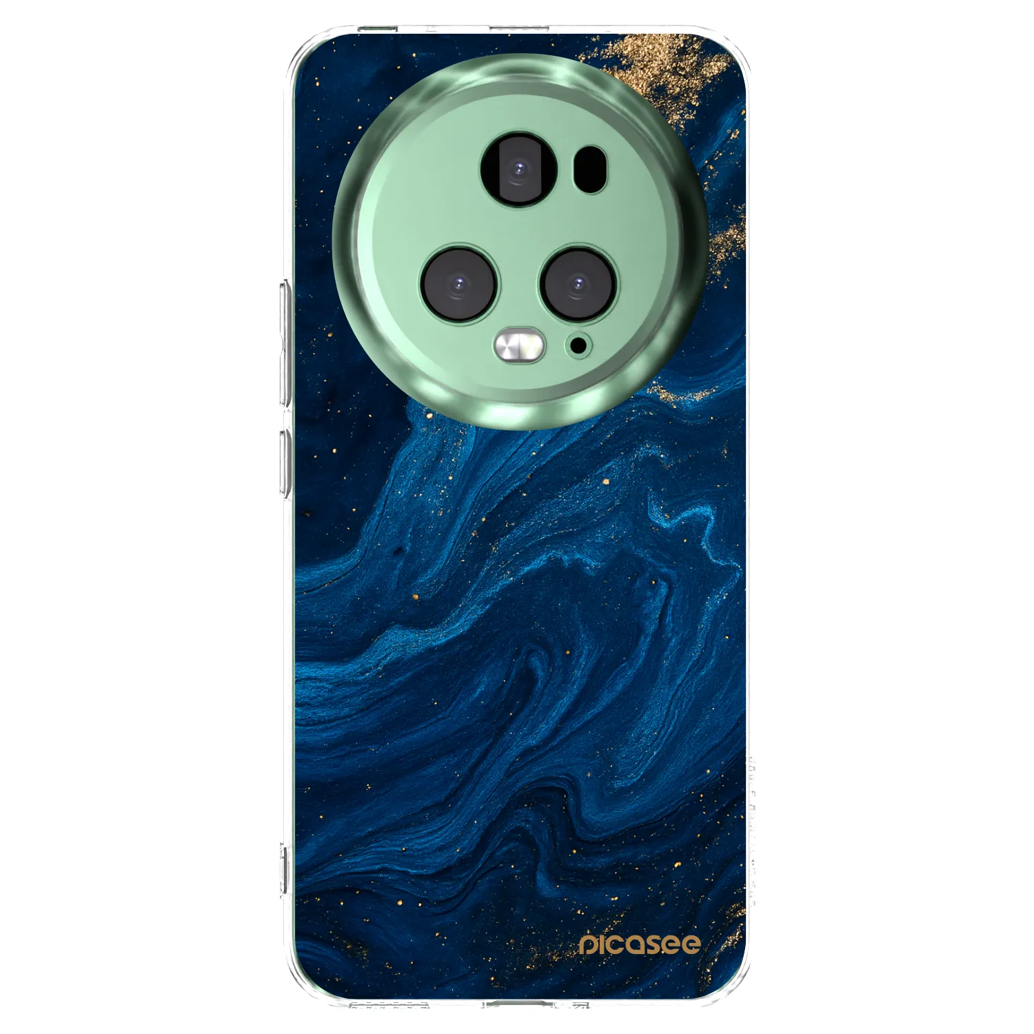 Picasee silikonska prozirna maskica za Honor Magic5 Pro - Blue