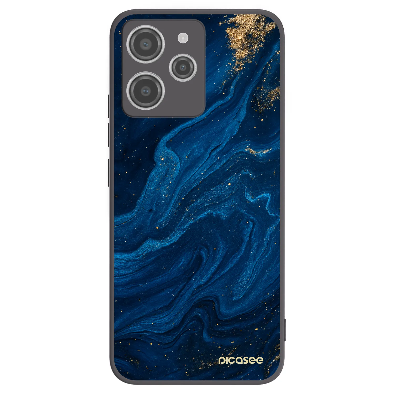 Picasee crna silikonska maskica za Xiaomi Redmi 12 4G - Blue