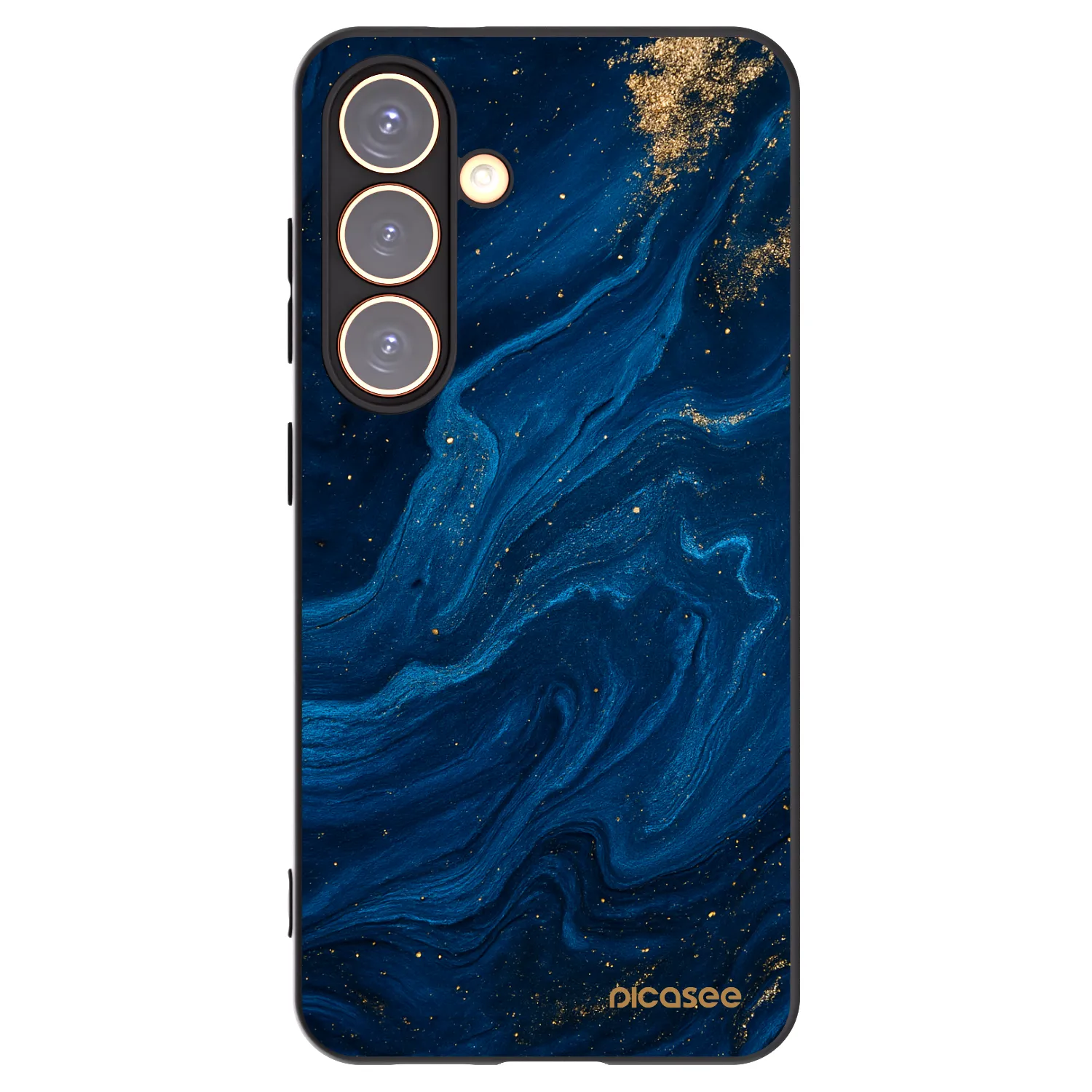 Picasee crna silikonska maskica za Samsung Galaxy S24 S921B 5G - Blue