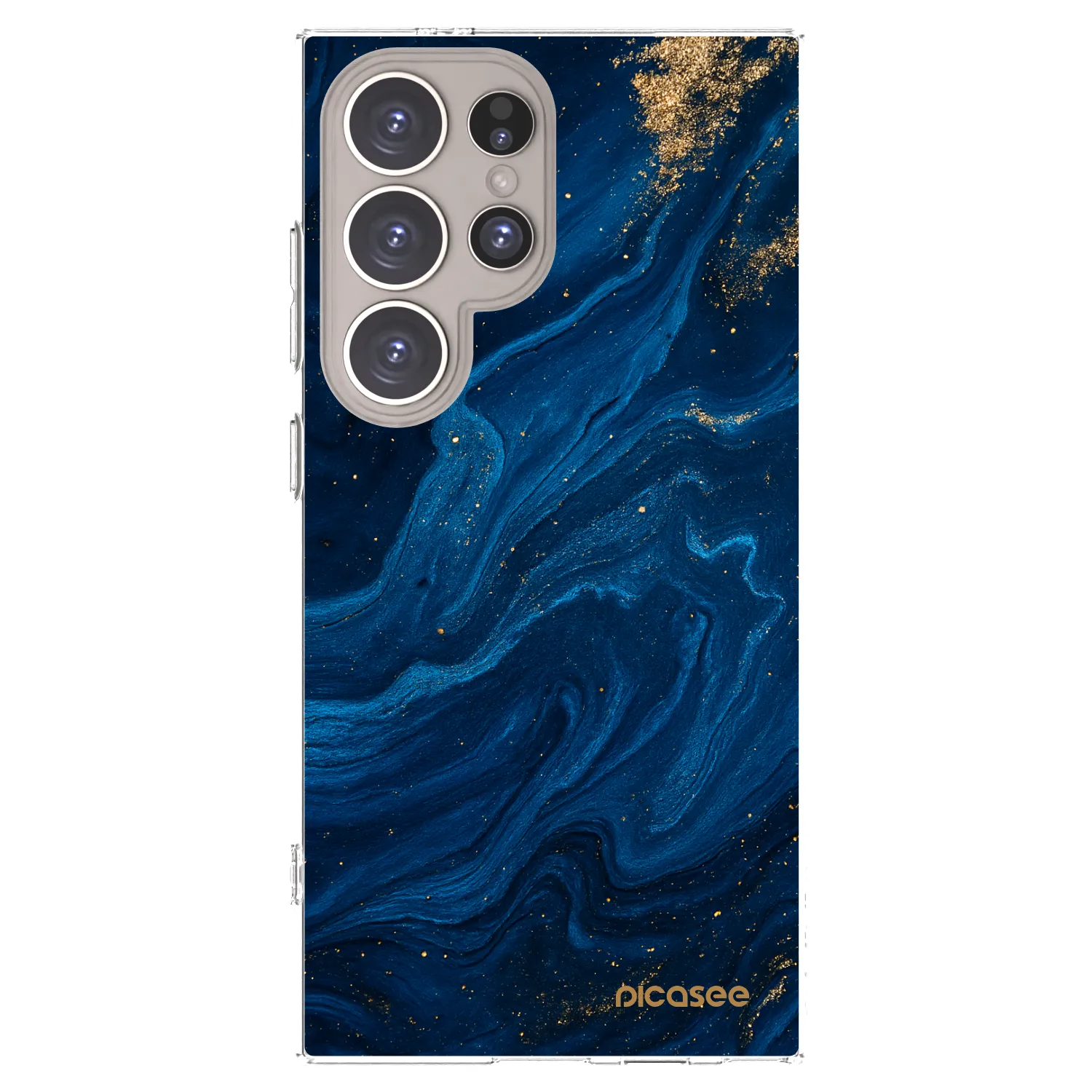 Picasee silikonska prozirna maskica za Samsung Galaxy S24 Ultra S928B 5G - Blue