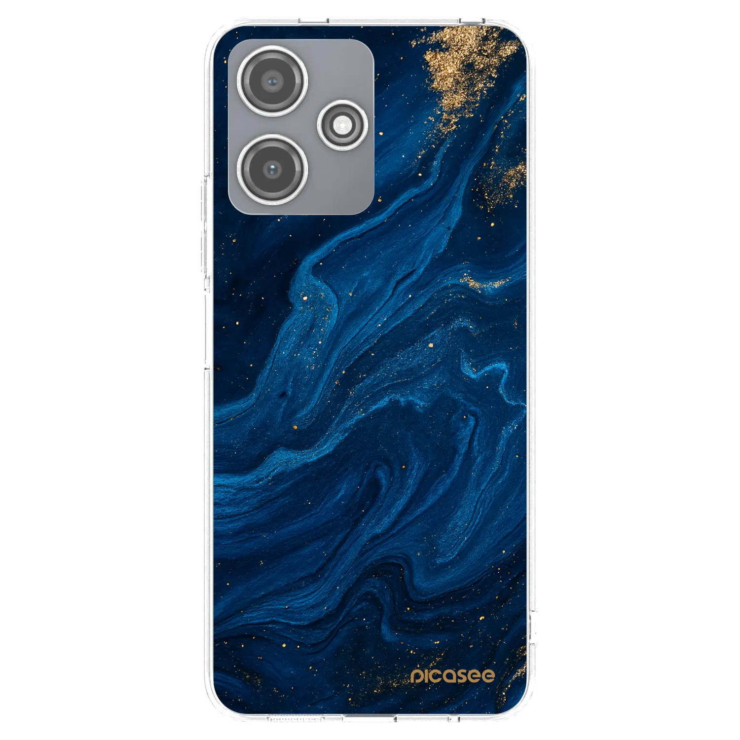 Picasee silikonska prozirna maskica za Xiaomi Redmi 12 5G - Blue