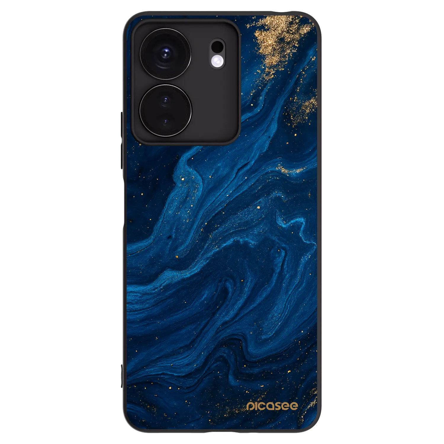 Picasee crna silikonska maskica za Xiaomi Redmi 13C 4G - Blue