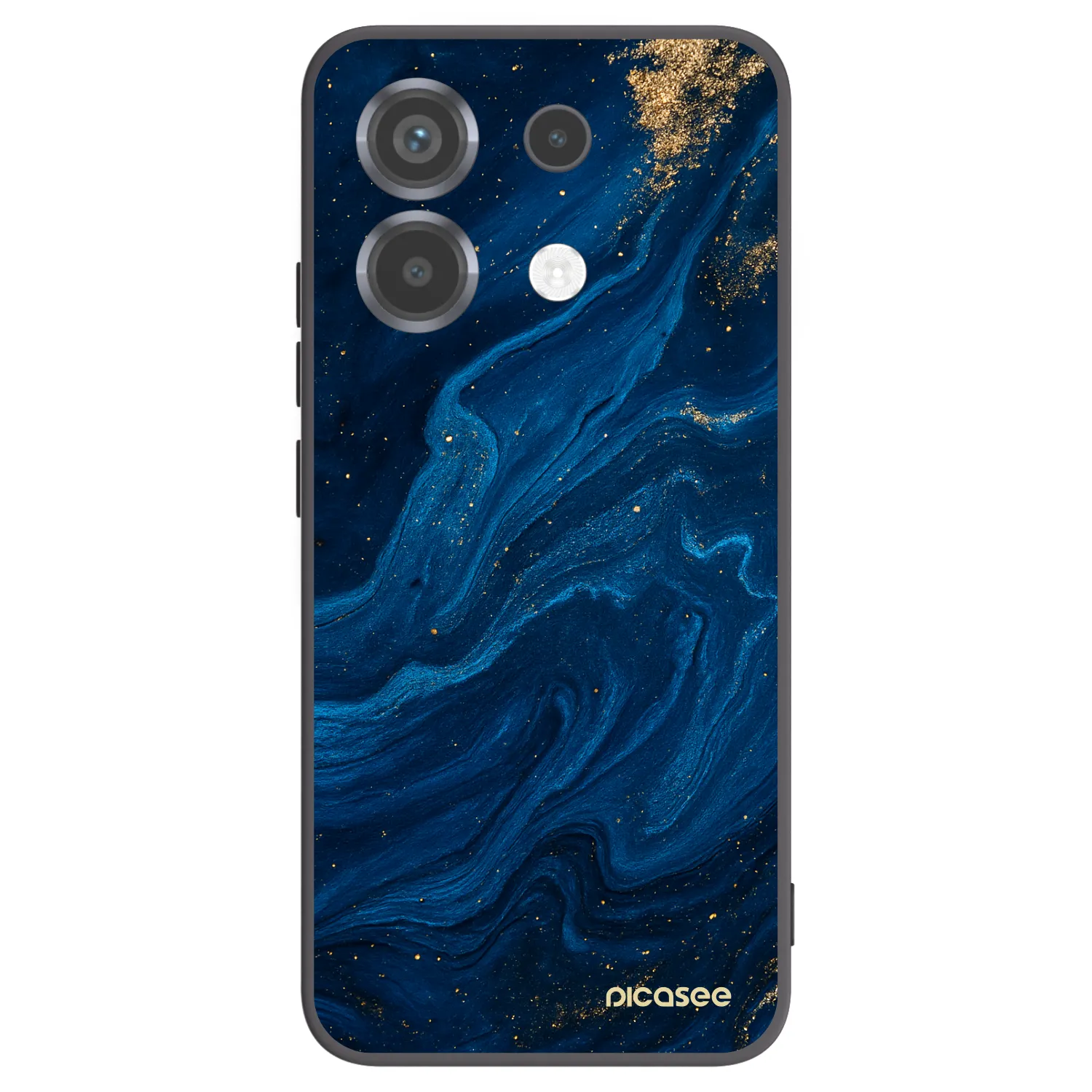 Picasee crna silikonska maskica za Xiaomi Poco X6 - Blue