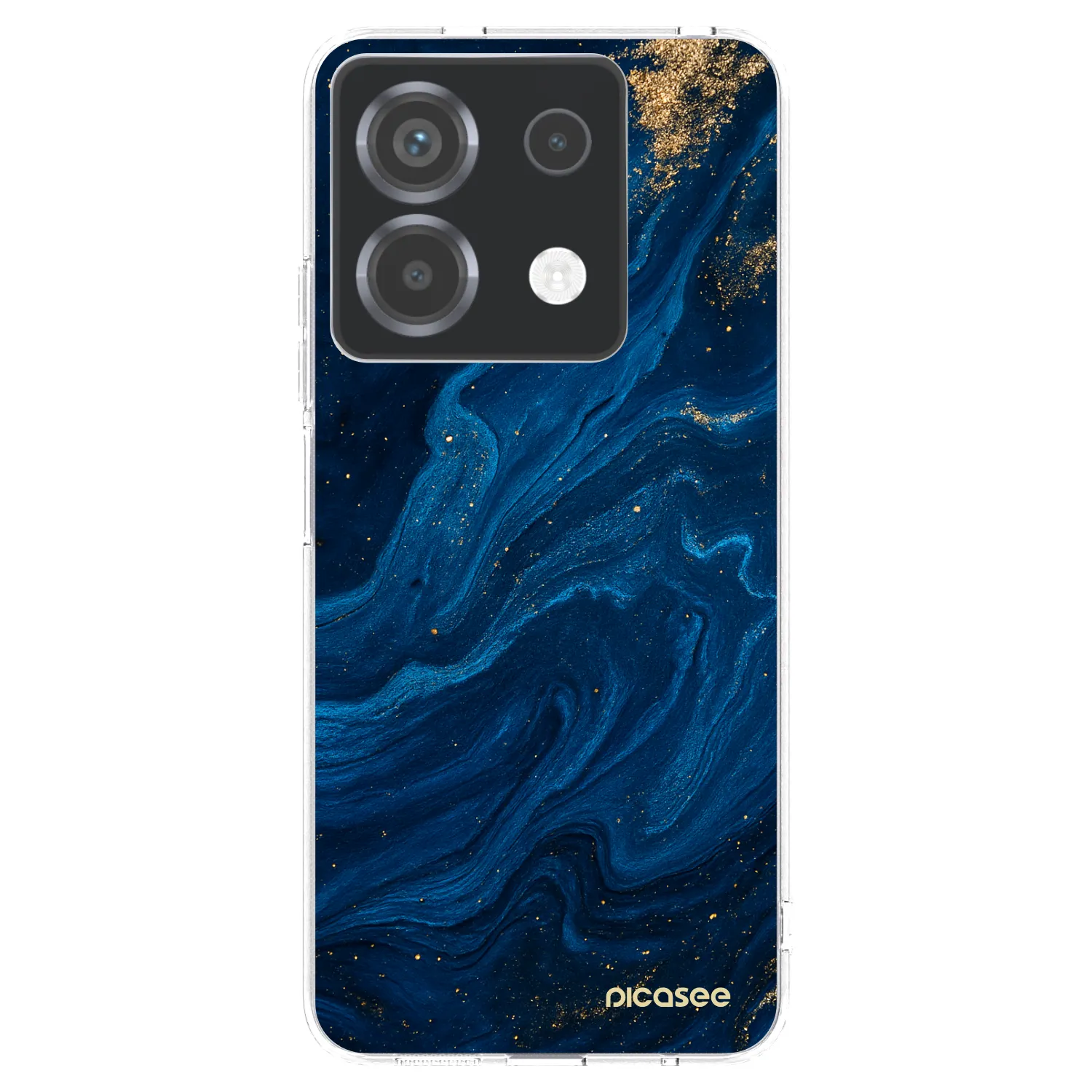 Picasee silikonska prozirna maskica za Xiaomi Poco X6 - Blue
