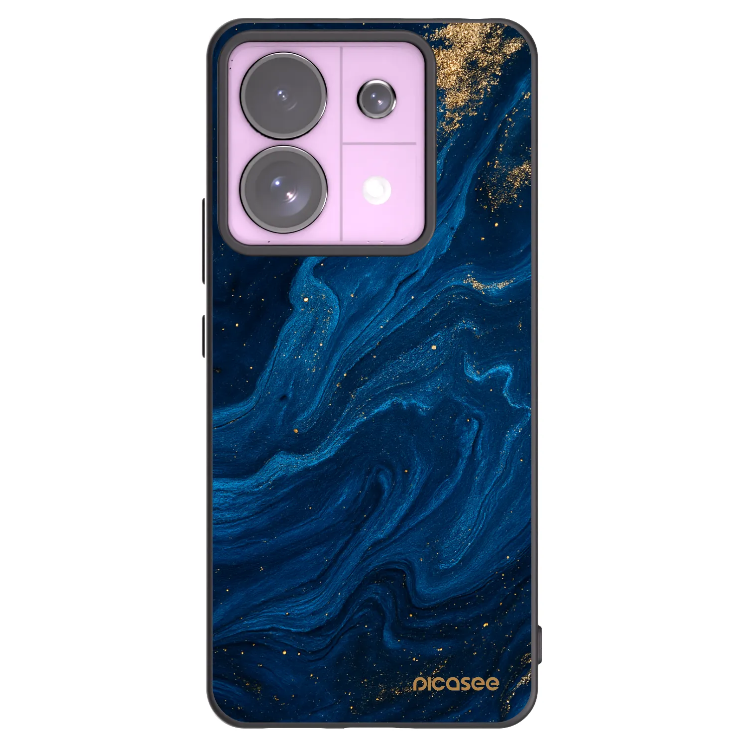 Picasee crna silikonska maskica za Xiaomi Redmi Note 13 Pro 5G - Blue