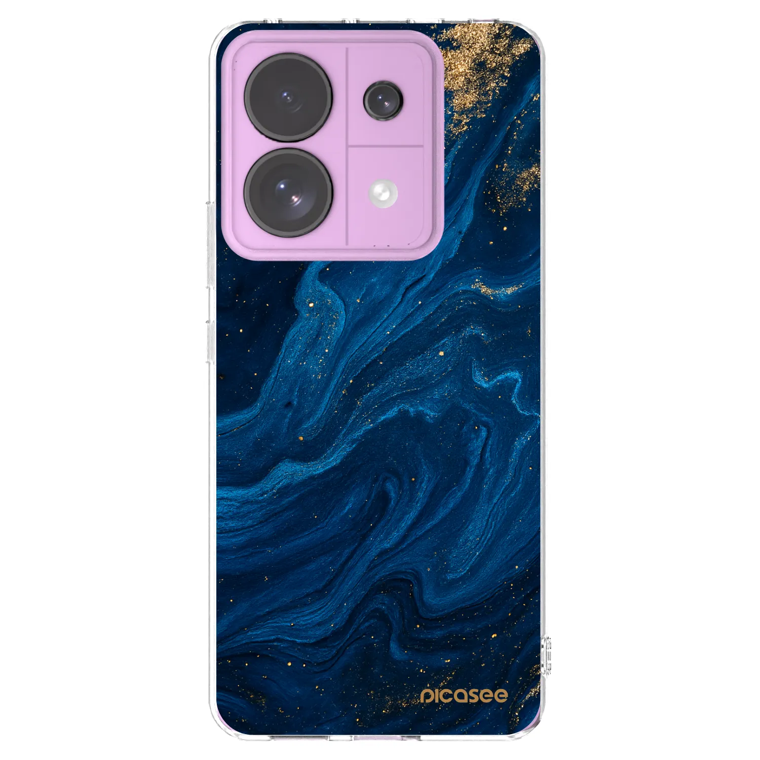 Picasee silikonska prozirna maskica za Xiaomi Redmi Note 13 Pro 5G - Blue