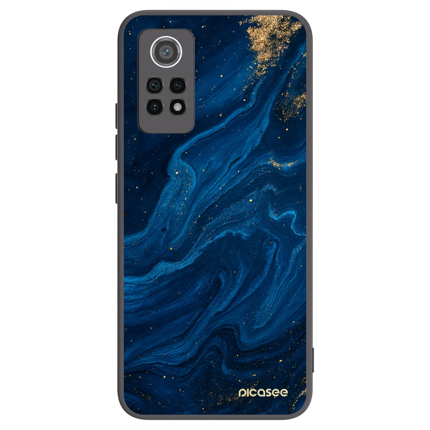 Picasee crna silikonska maskica za Xiaomi Redmi Note 12 Pro 4G - Blue