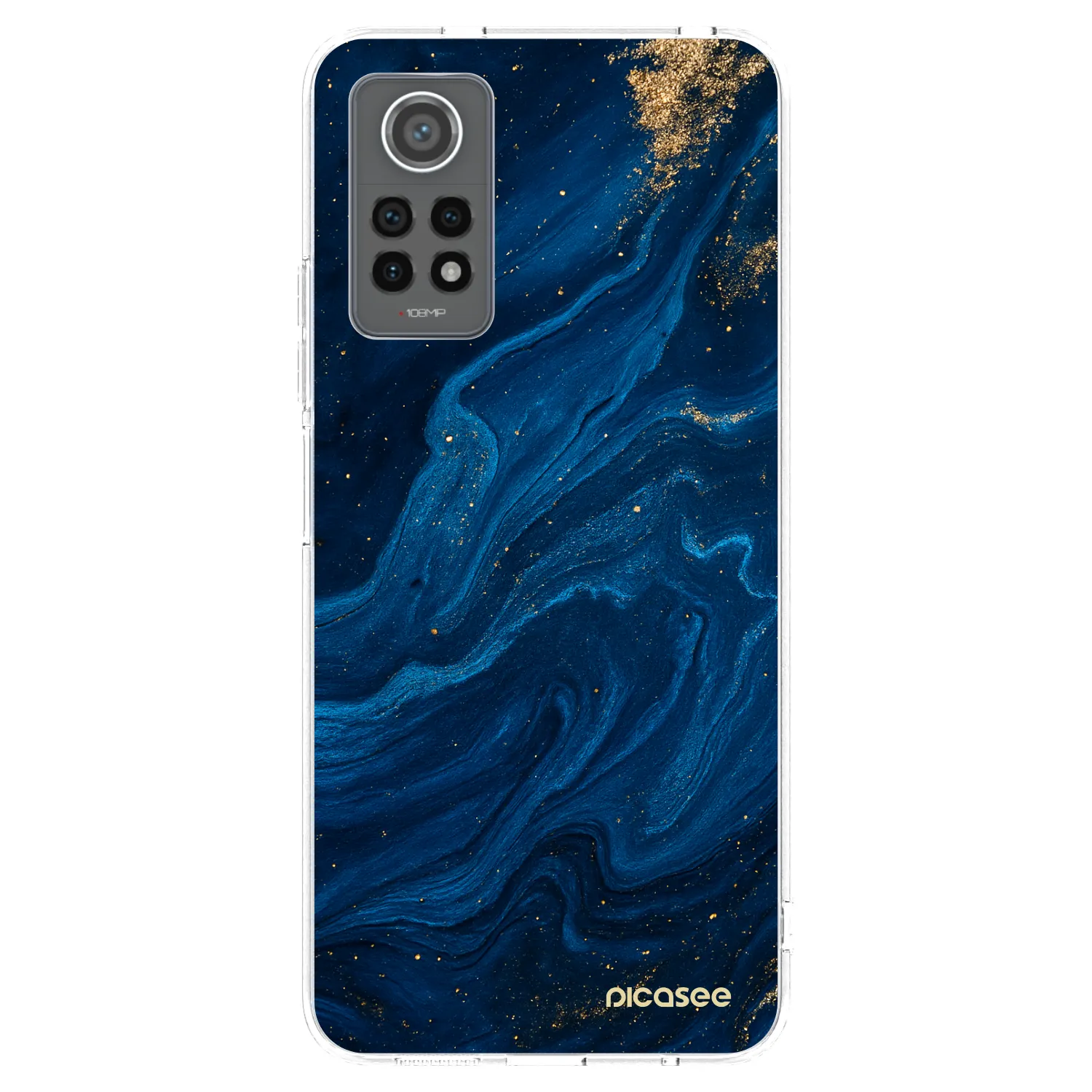 Picasee silikonska prozirna maskica za Xiaomi Redmi Note 12 Pro 4G - Blue