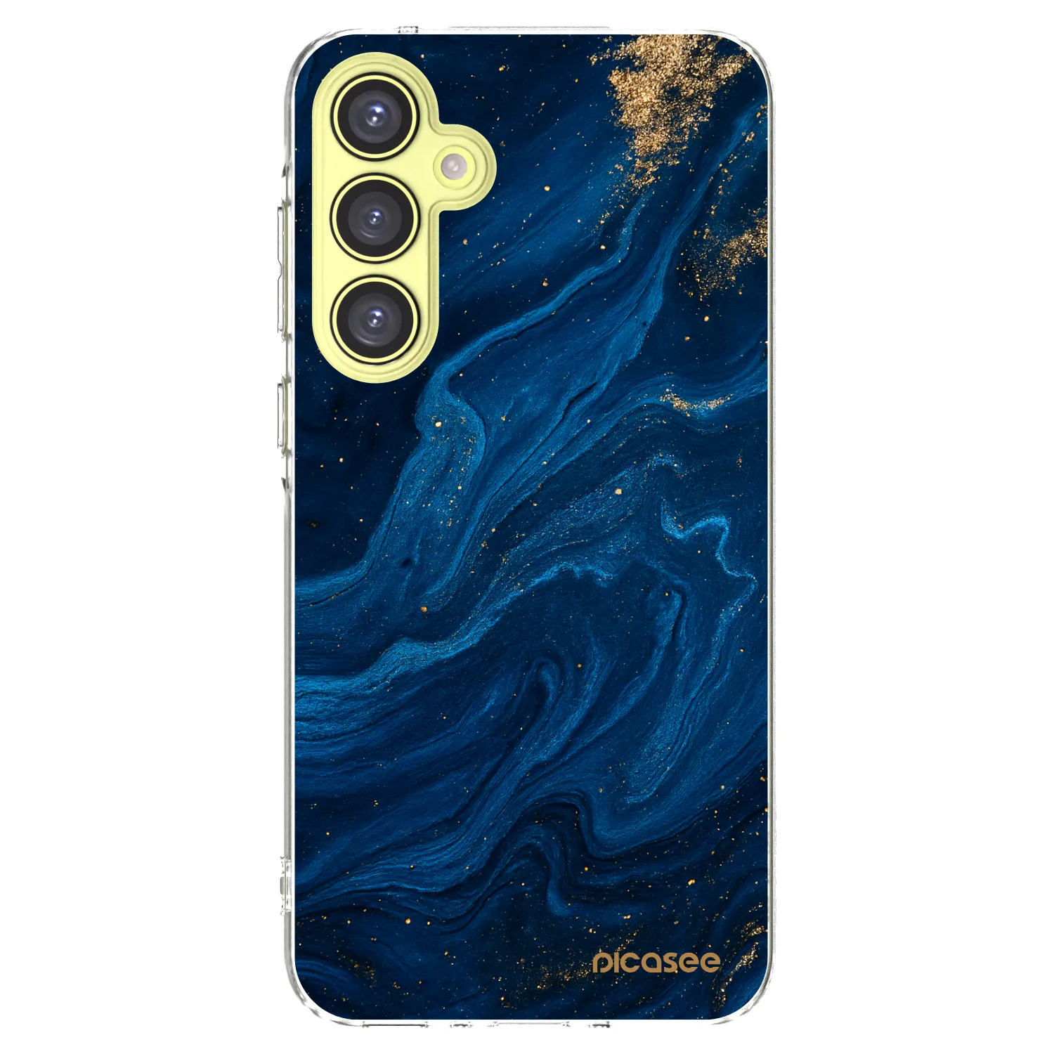 Picasee silikonska prozirna maskica za Samsung Galaxy A35 5G A356B - Blue