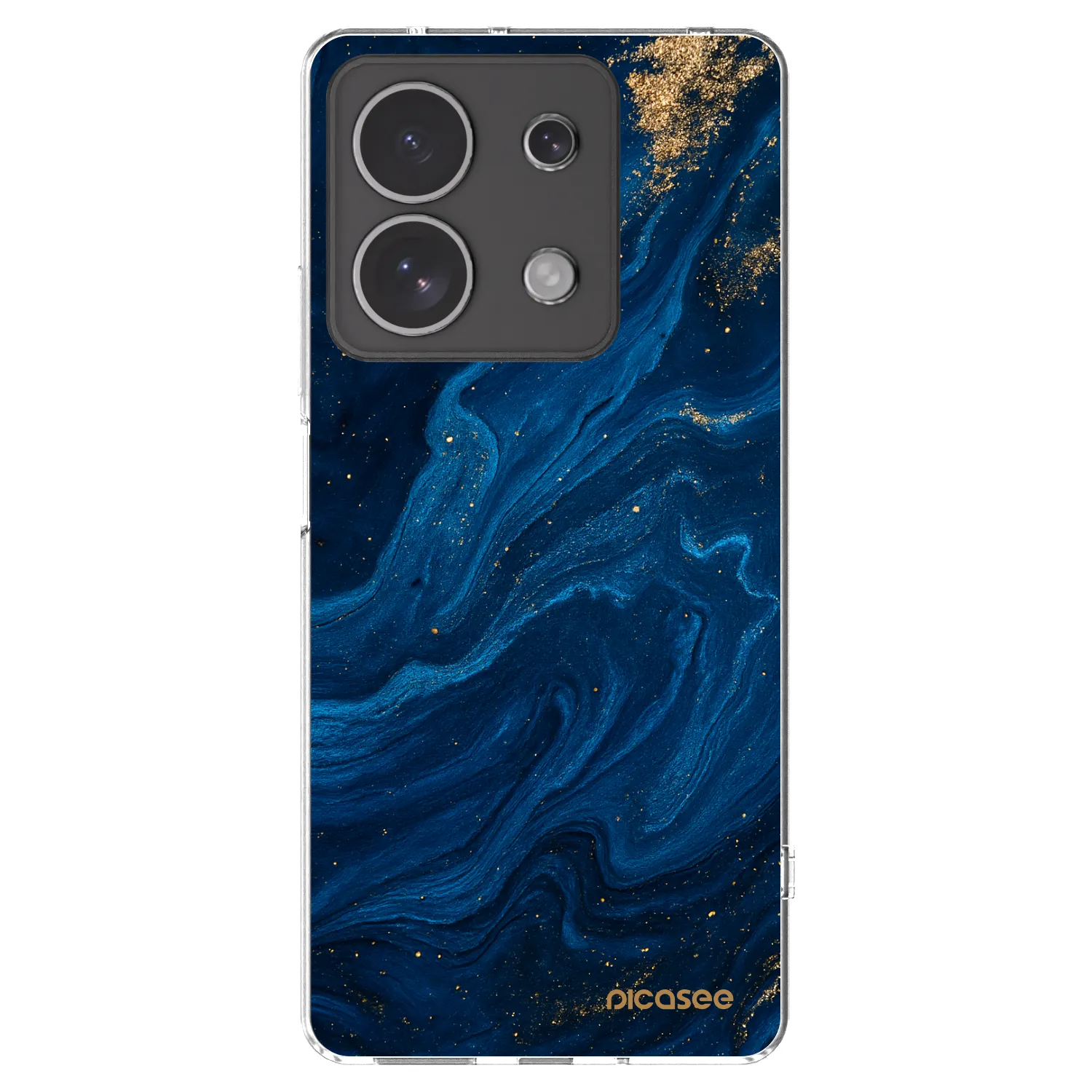 Picasee silikonska prozirna maskica za Xiaomi Redmi Note 13 4G - Blue