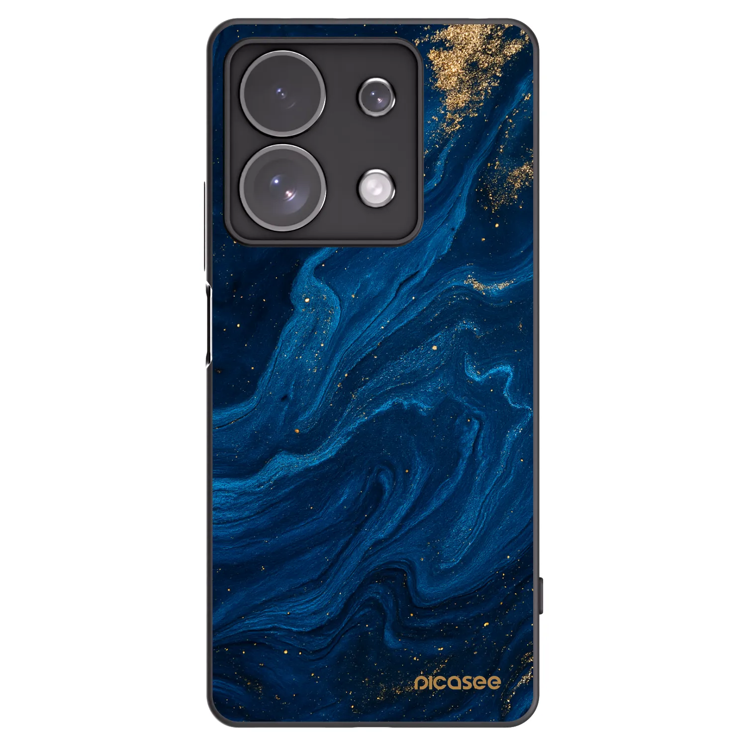 Picasee crna silikonska maskica za Xiaomi Redmi Note 13 Pro 4G - Blue