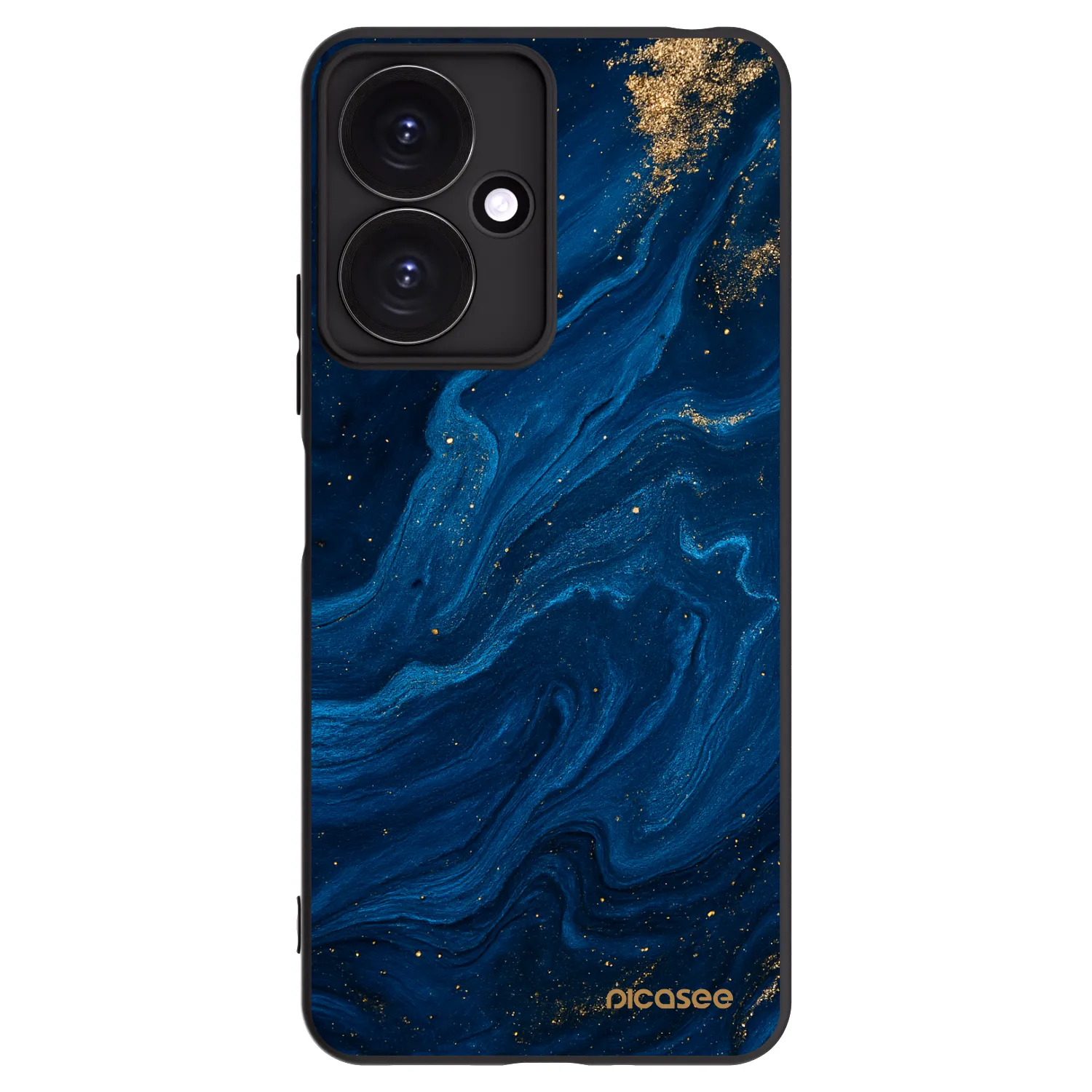 Picasee crna silikonska maskica za Xiaomi Redmi 13C 5G - Blue