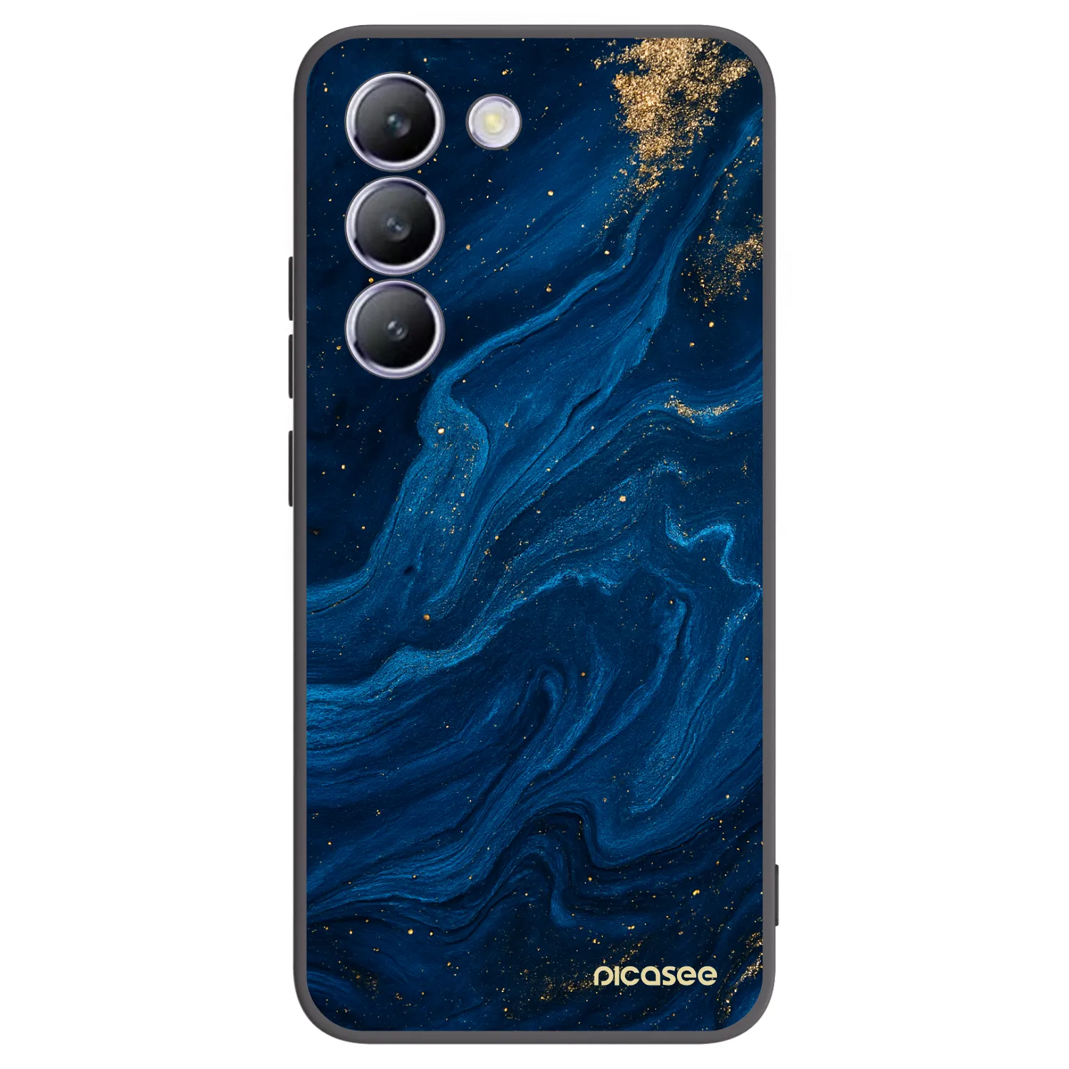 Picasee crna silikonska maskica za Vivo V40 SE 5G - Blue