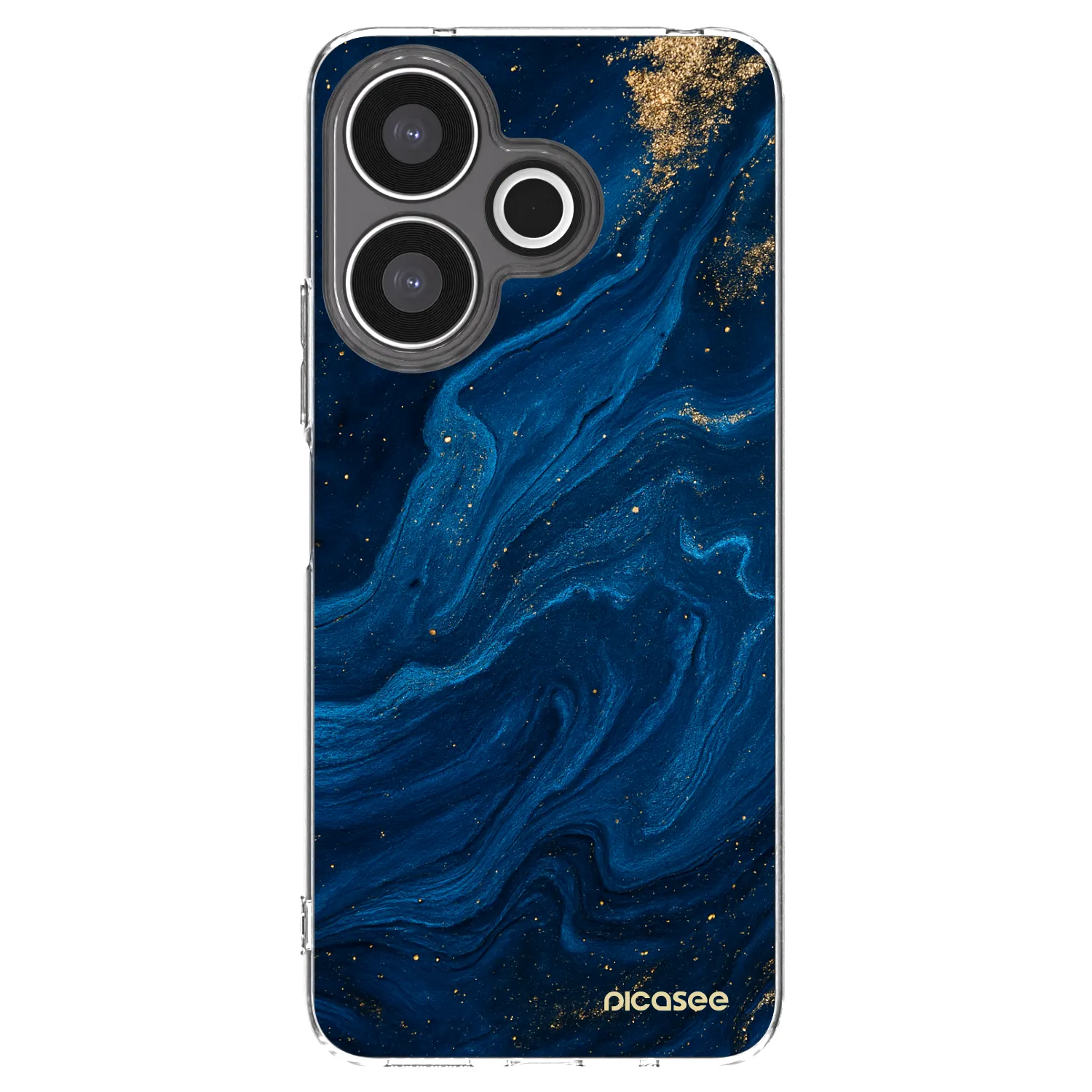 Picasee silikonska prozirna maskica za Xiaomi Redmi 13 4G - Blue