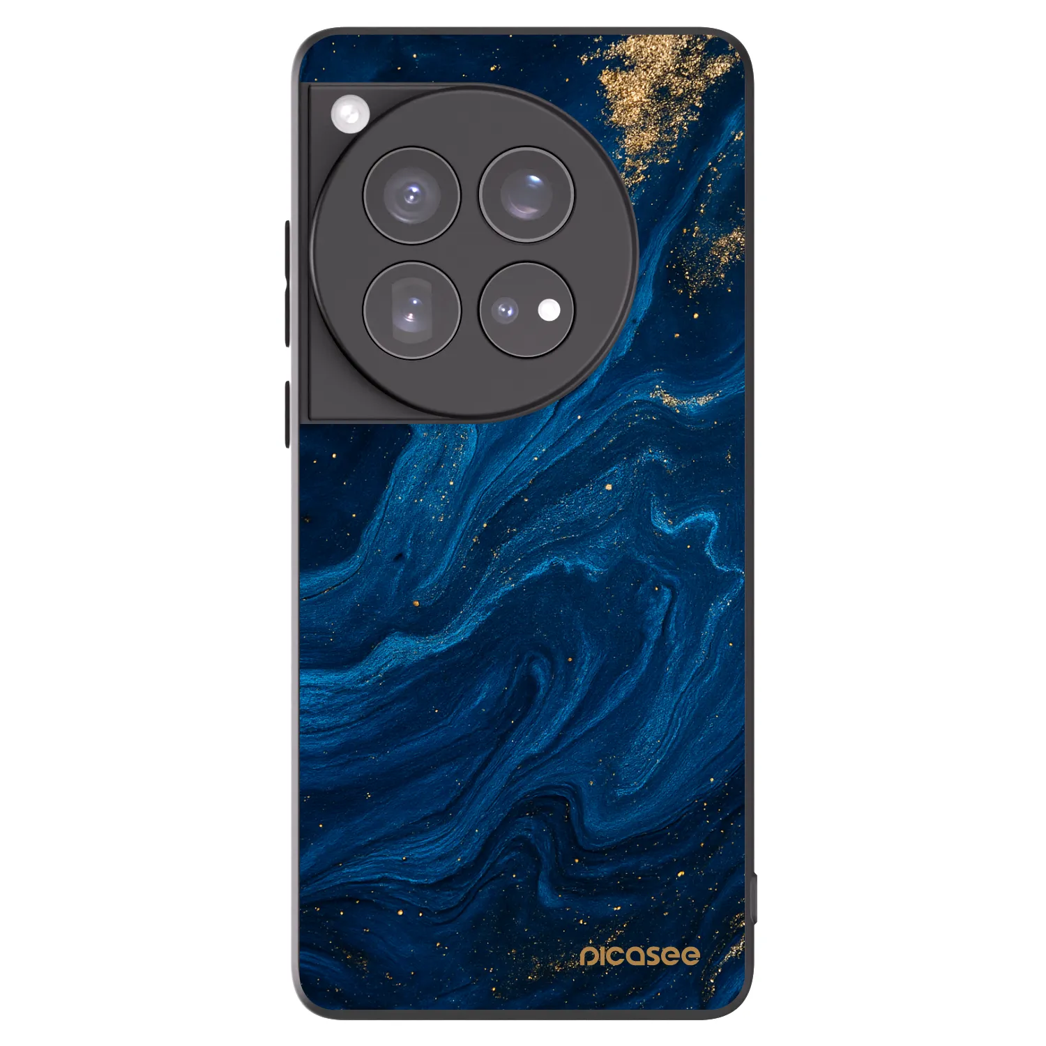 Picasee crna silikonska maskica za OnePlus 12 5G - Blue