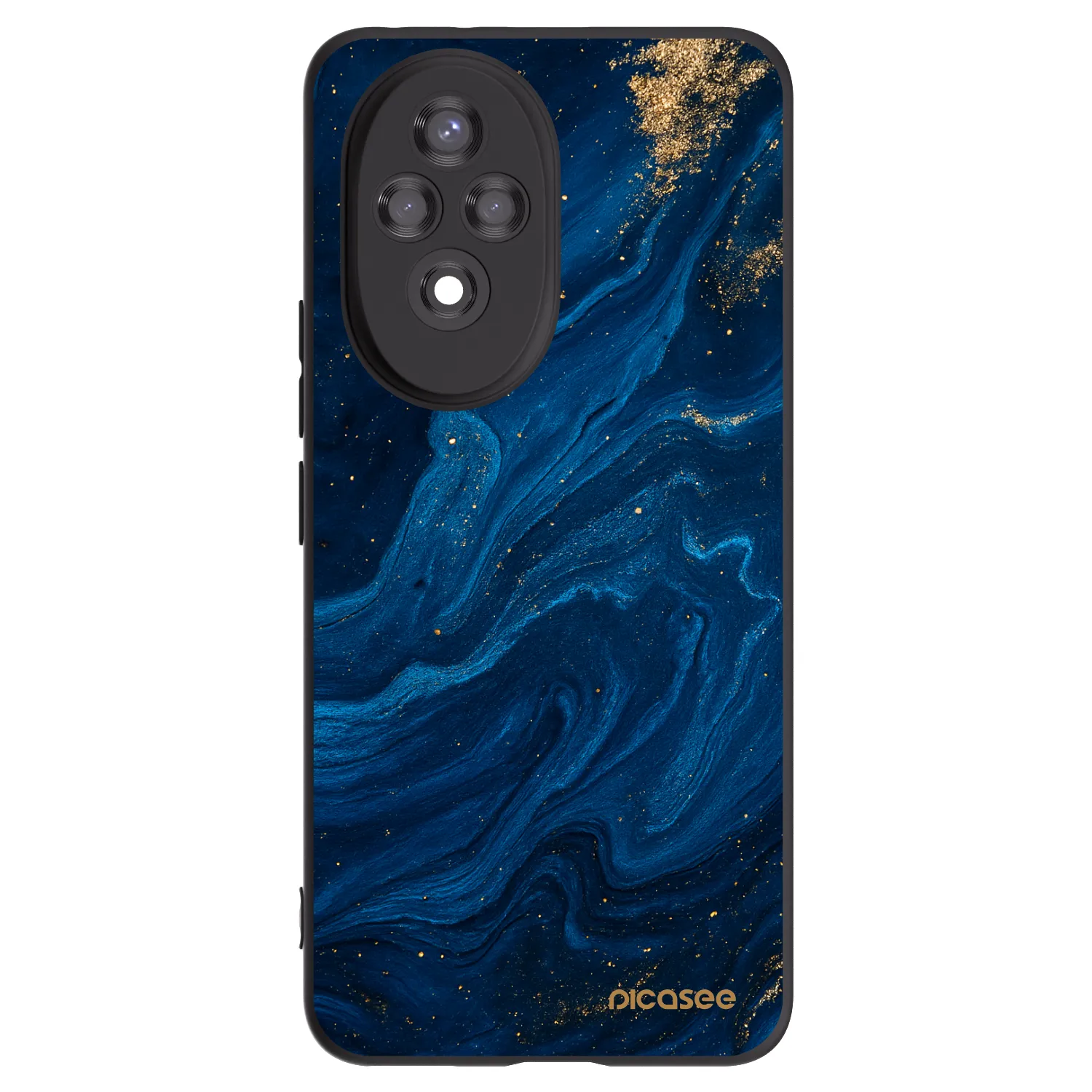 Picasee crna silikonska maskica za Honor 200 Pro 5G - Blue