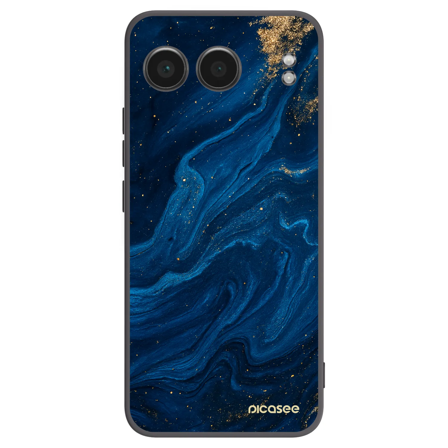 Picasee crna silikonska maskica za OnePlus Nord 4 - Blue