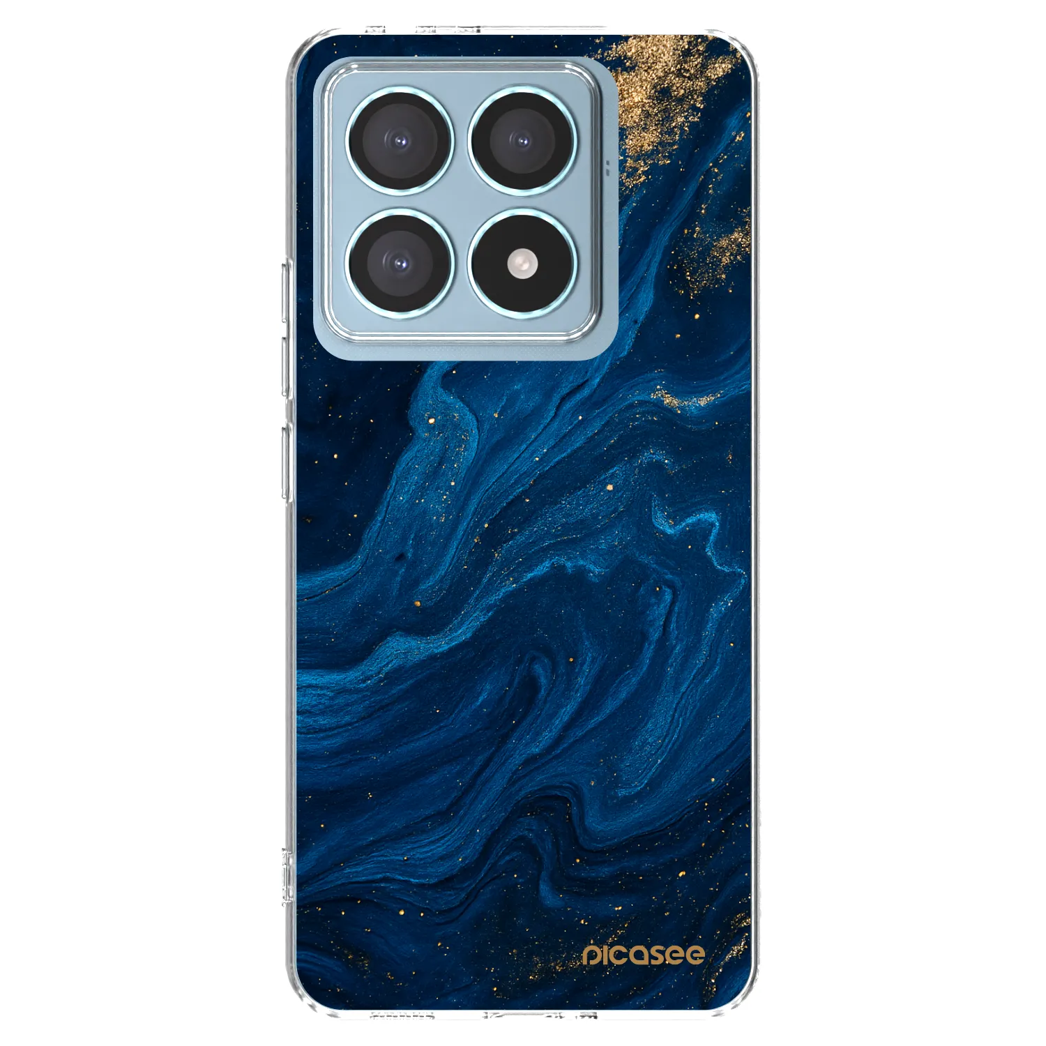 Picasee silikonska prozirna maskica za Xiaomi 14T Pro - Blue