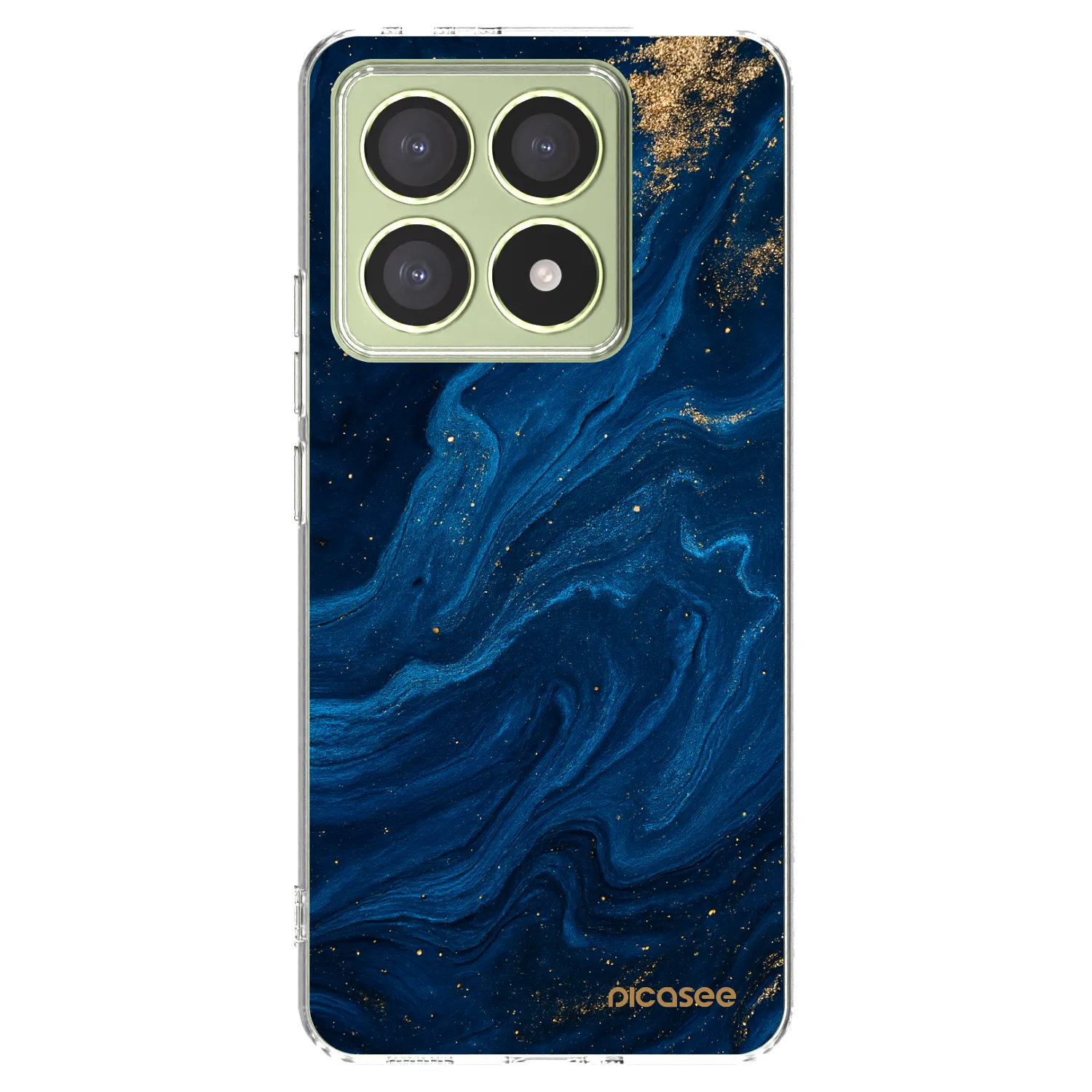 Picasee silikonska prozirna maskica za Xiaomi 14T - Blue