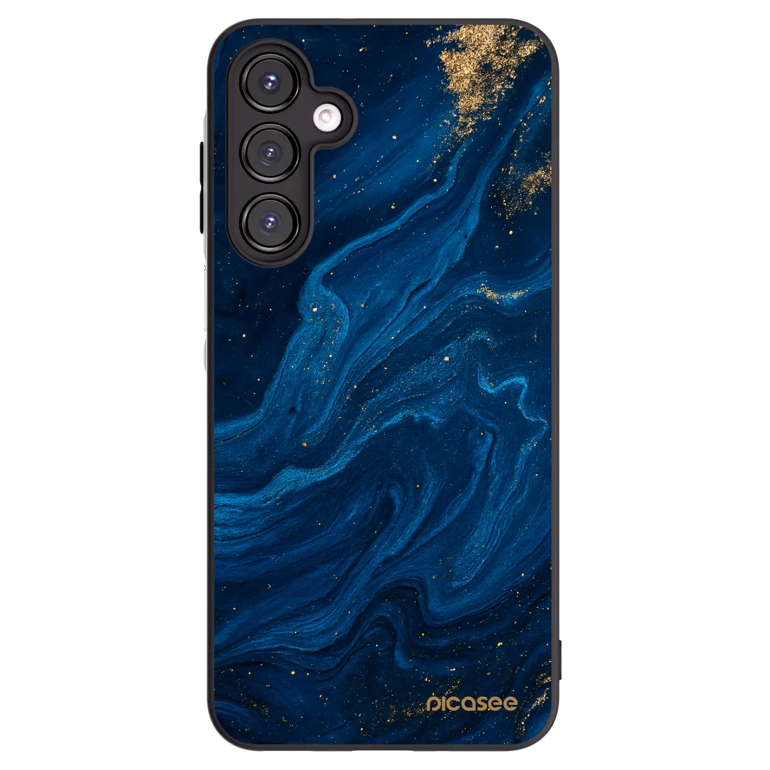 Picasee crna silikonska maskica za Samsung Galaxy A16 5G - Blue