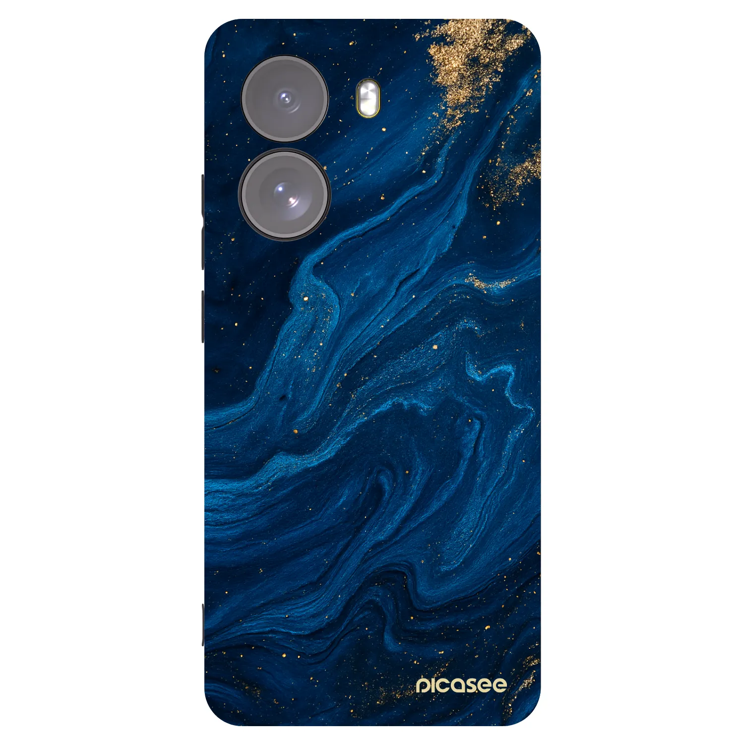 Picasee crna silikonska maskica za Xiaomi Poco X7 - Blue