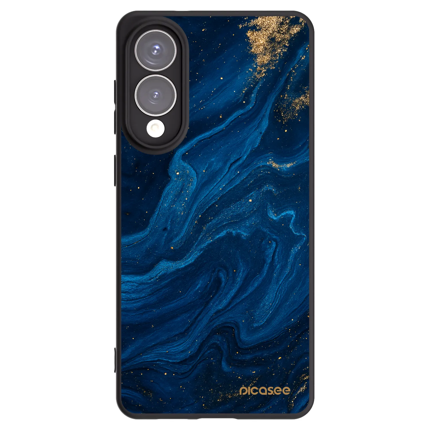 Picasee crna silikonska maskica za Samsung Galaxy S25 Edge 5G - Blue