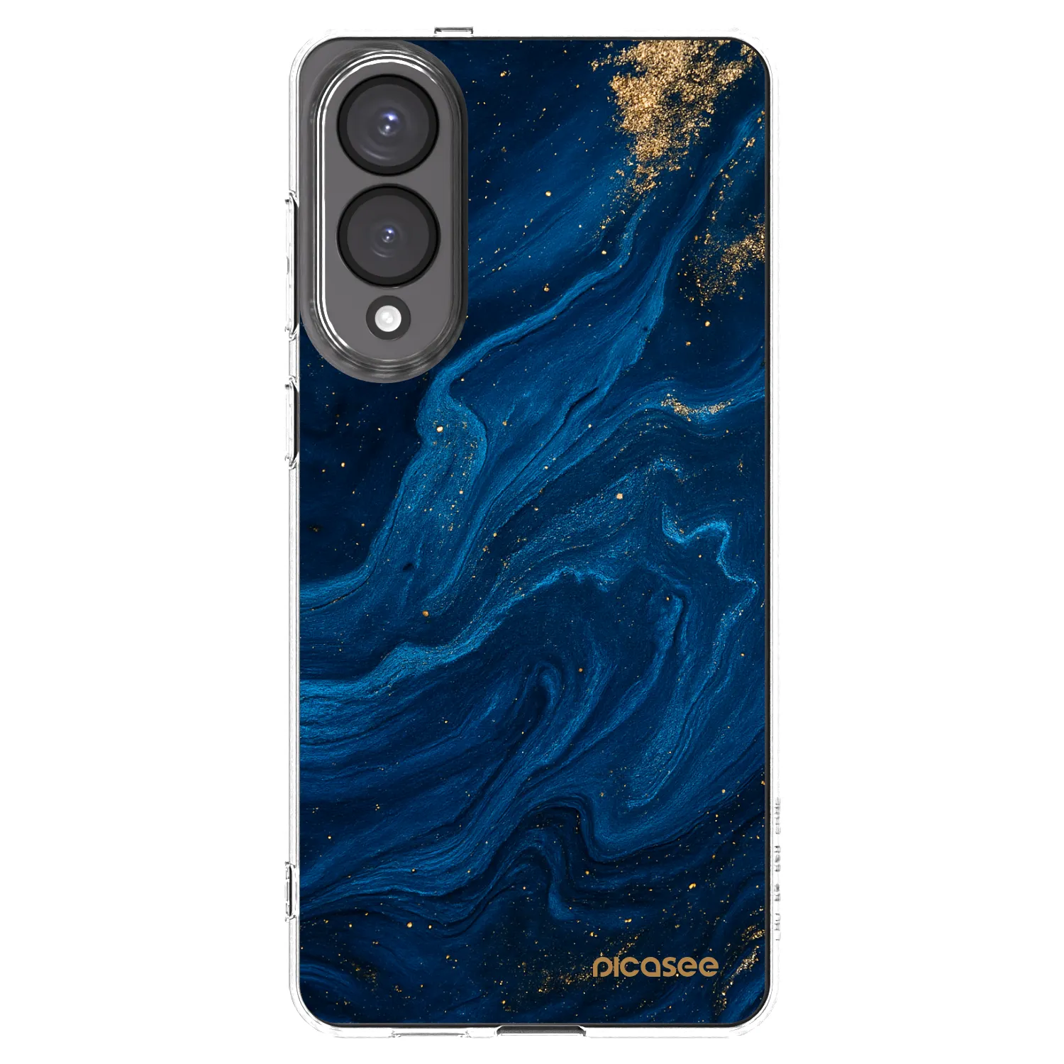 Picasee silikonska prozirna maskica za Samsung Galaxy S25 Edge 5G - Blue